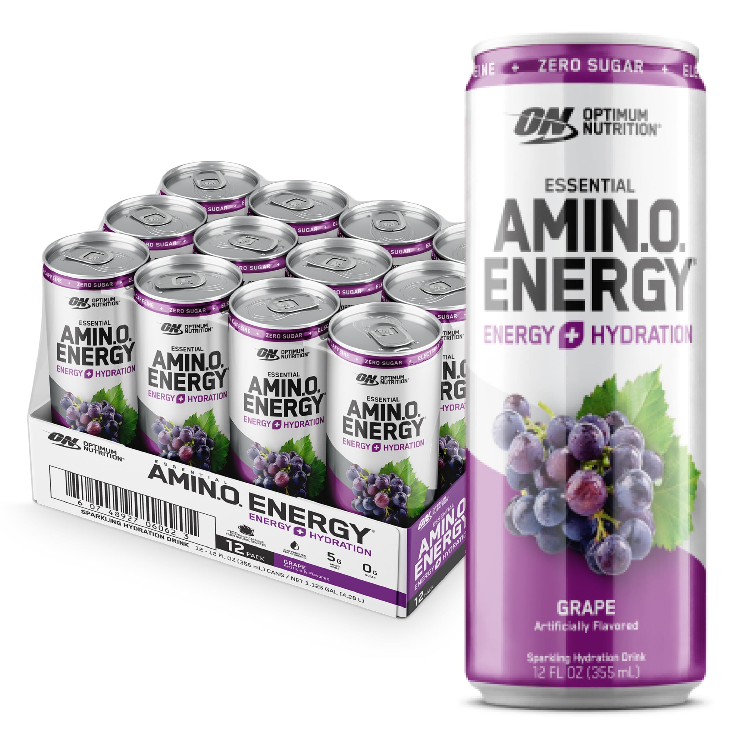 Optimum Nutrition Amino Energy Sparkling Hydration Drink, Electrolytes, Caffeine Optimum NutritionAu supplements