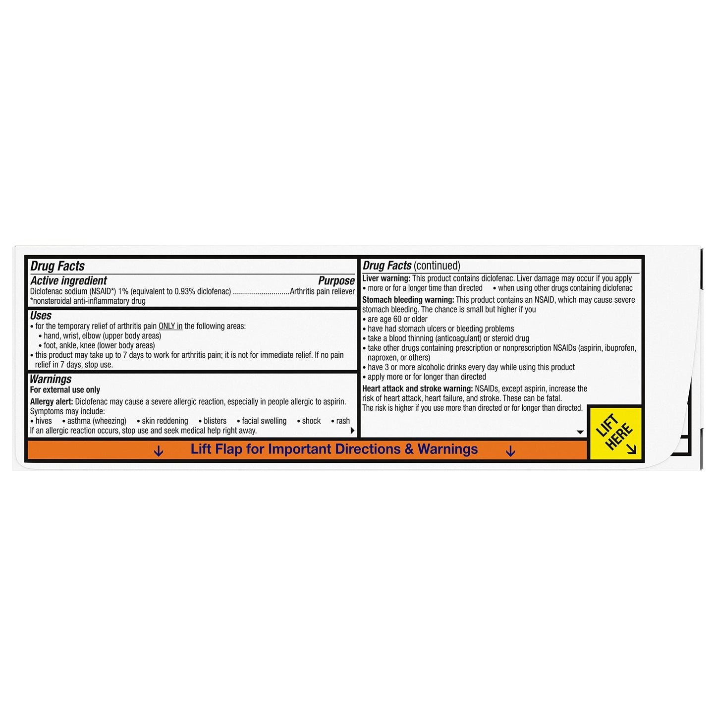 Voltaren Arthritis Pain Gel for Powerful Topical Arthritis Pain Relief, No Prescription VOLTARENUS supplements