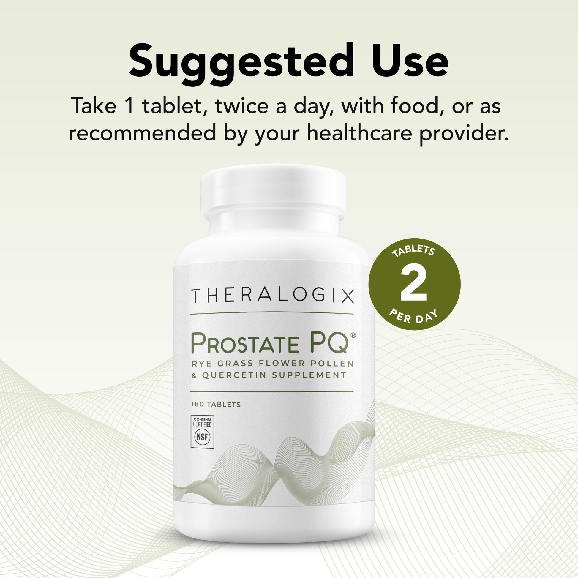 Theralogix Prostate PQ - Rye Grass Pollen Extract & Quercetin Supplement - 90-Day TheralogixUS supplements