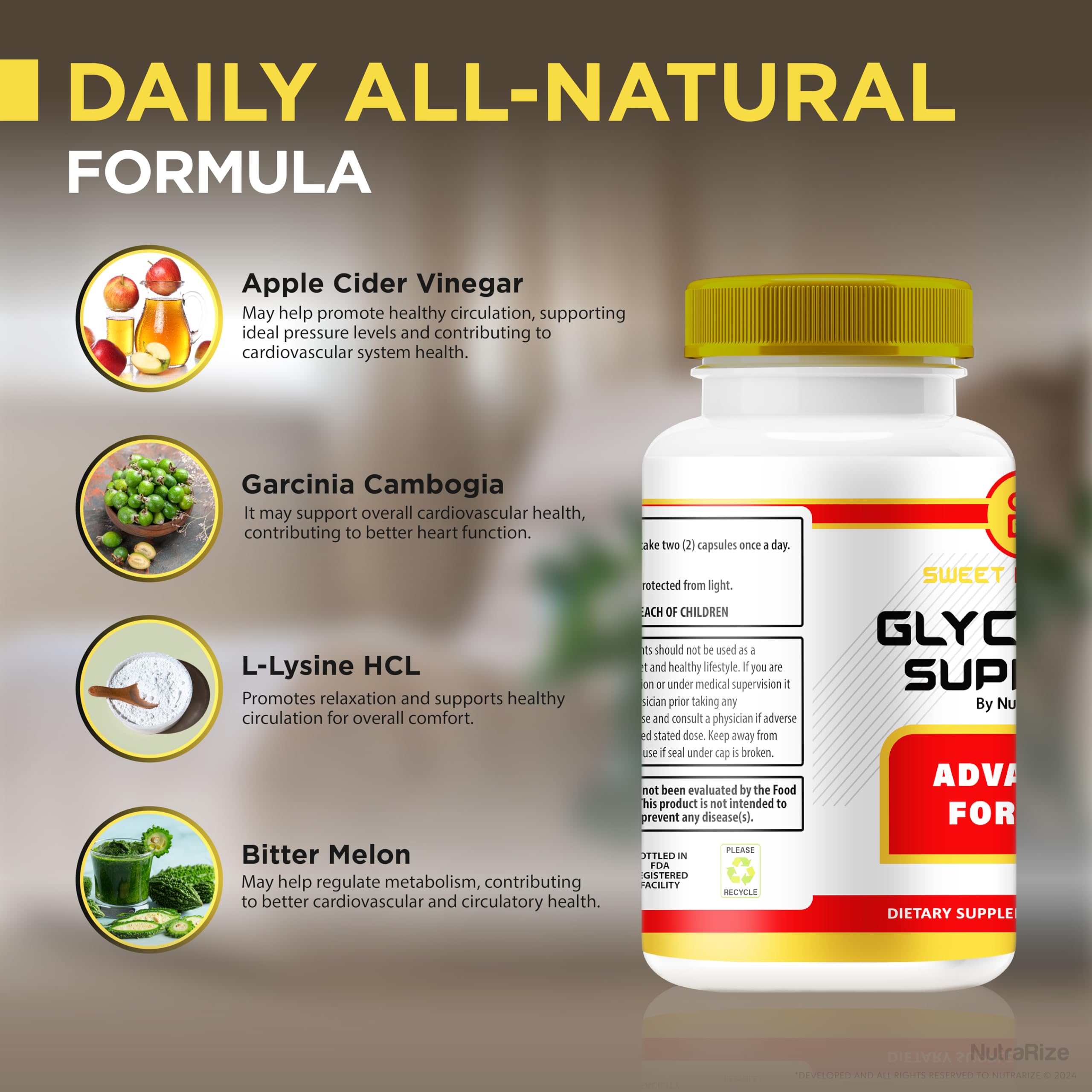 NutraRize (5 Pack) Sweet Restore Joint Support Supplement, Official Glycogen Support Capsules, All-Natural SweetRestore Joint Formula, Blood Vessel Cleaner Reviews (300 Capsules) NutraRizeAu supplements