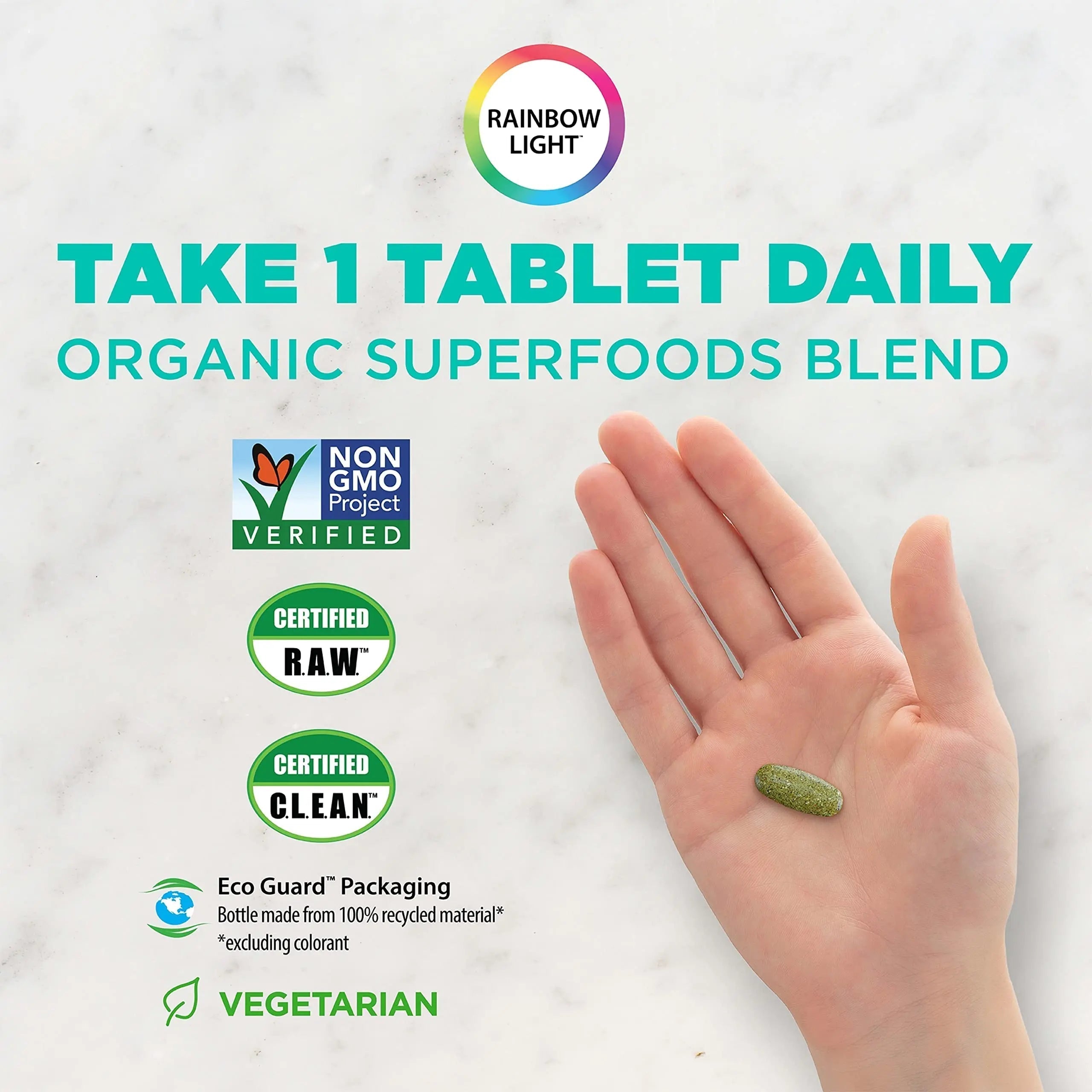 Rainbow Light Adult Multivitamin, Vitamins C & Zinc, B Complex & Choline, Calcium & Vitamin D Supports Bone Health Rainbow LightAu supplements