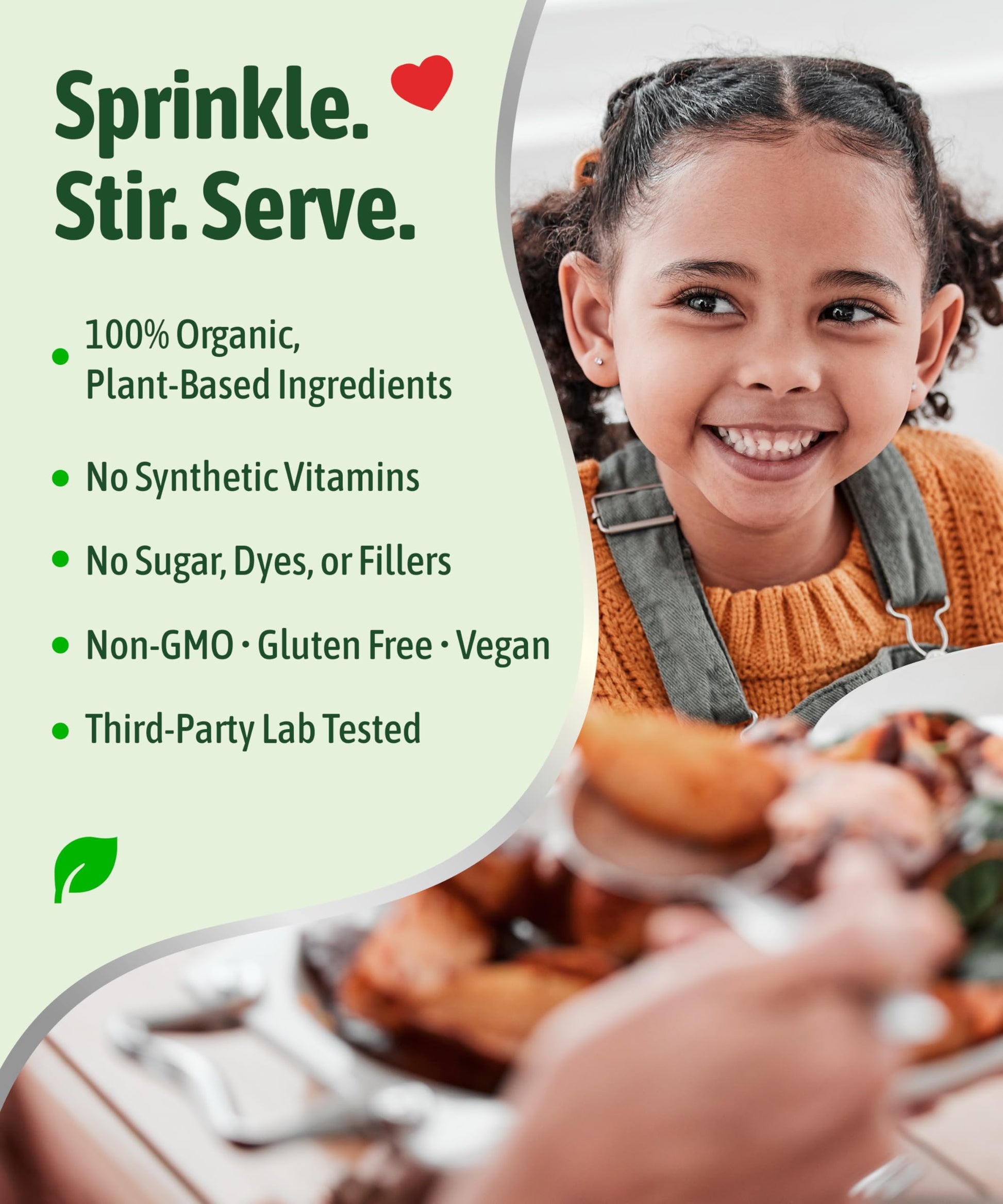 InviNutri Superfood Powder for Sensory & Picky Eaters. A TINY scoop- 40x Nutrient-Rich, 30mg Sulforaphane for Detox. Organic Microgreens, Fruits & Veggies - Blends Invisibly into Most Meals - 24 serv. InviNutri Invisible NutritionAu supplements