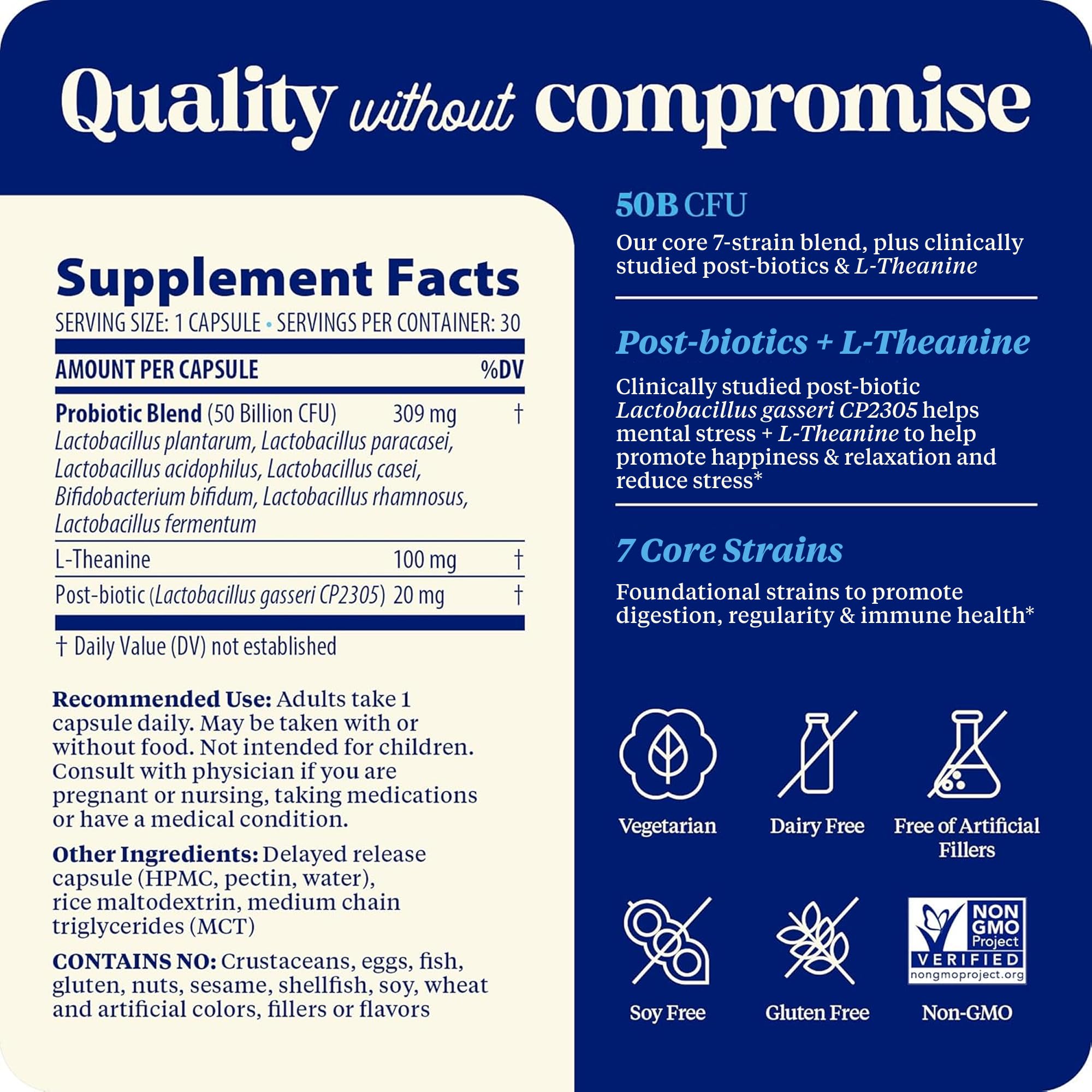Enzymedica SubCulture Probiotics for Mood, Stress, & Sleep, 50 Billion CFU, Promotes Relaxation, Immune + Digestive Health & Regularity, 30 Count EnzymedicaAu supplements