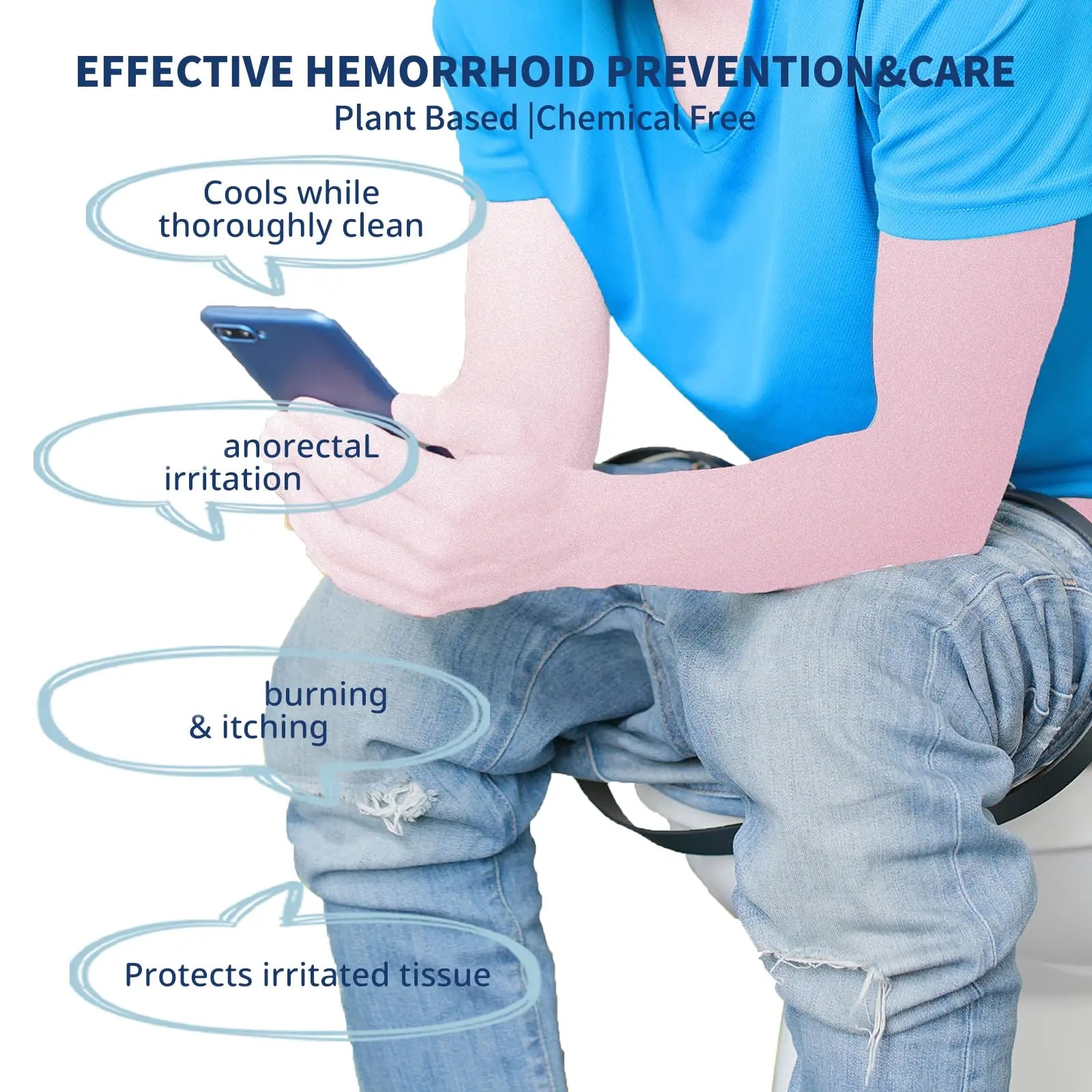 Wowday Flushable Hemorrhoid Wipes | Maximum Strength Witch Hazel Wipes | 56 Count Fragrance Free Adult Hemorrhoids Medicated Witch Hazels Wipe for Butt Hemorrhoidal Itch WowDayAu supplements