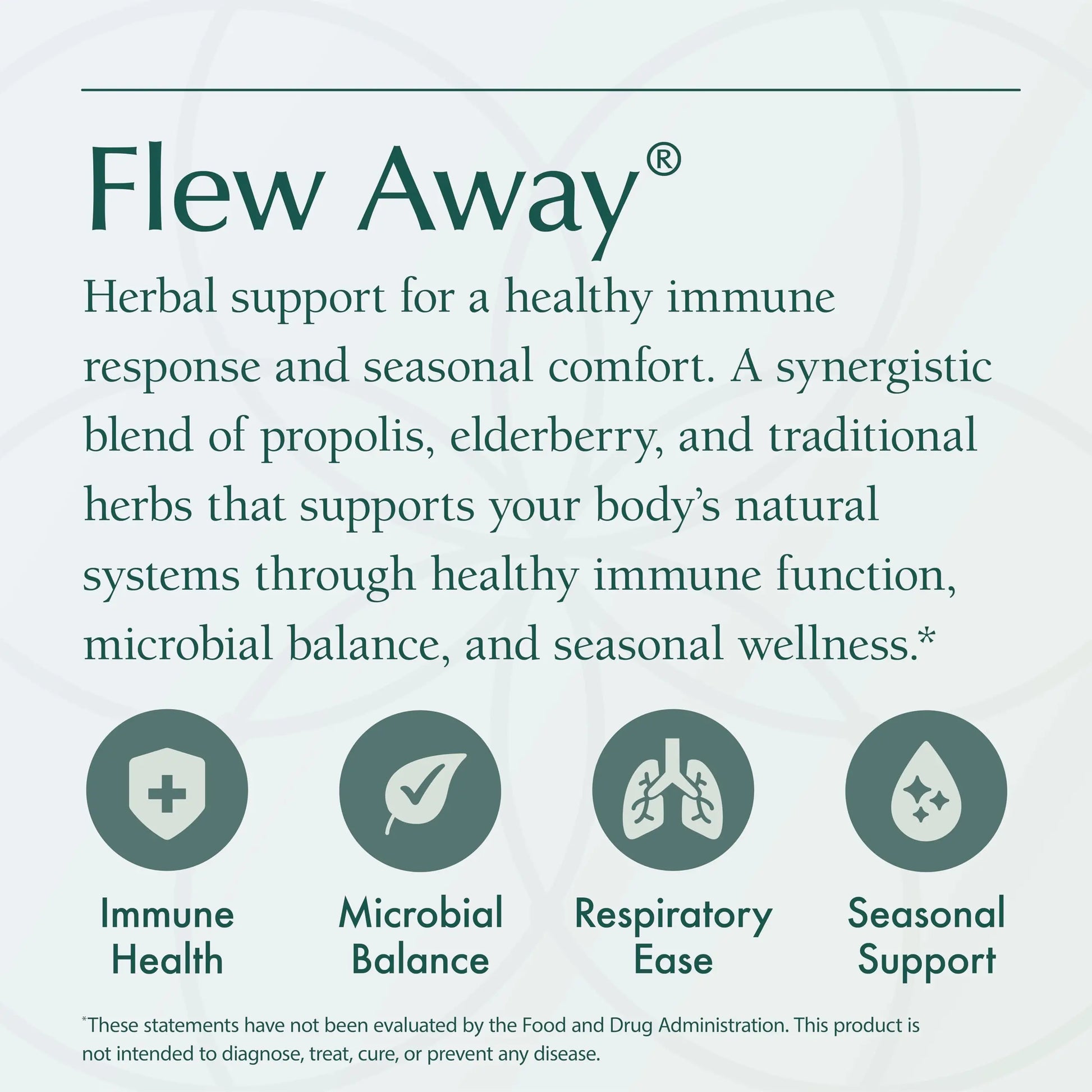 Natura Health Products Flew Away Supplement - Immune System Support & Seasonal Defense - Featuring Ginger, Elderberry, Propolis and Eucalyptus (60 Capsules) Natura Health ProductsAu supplements