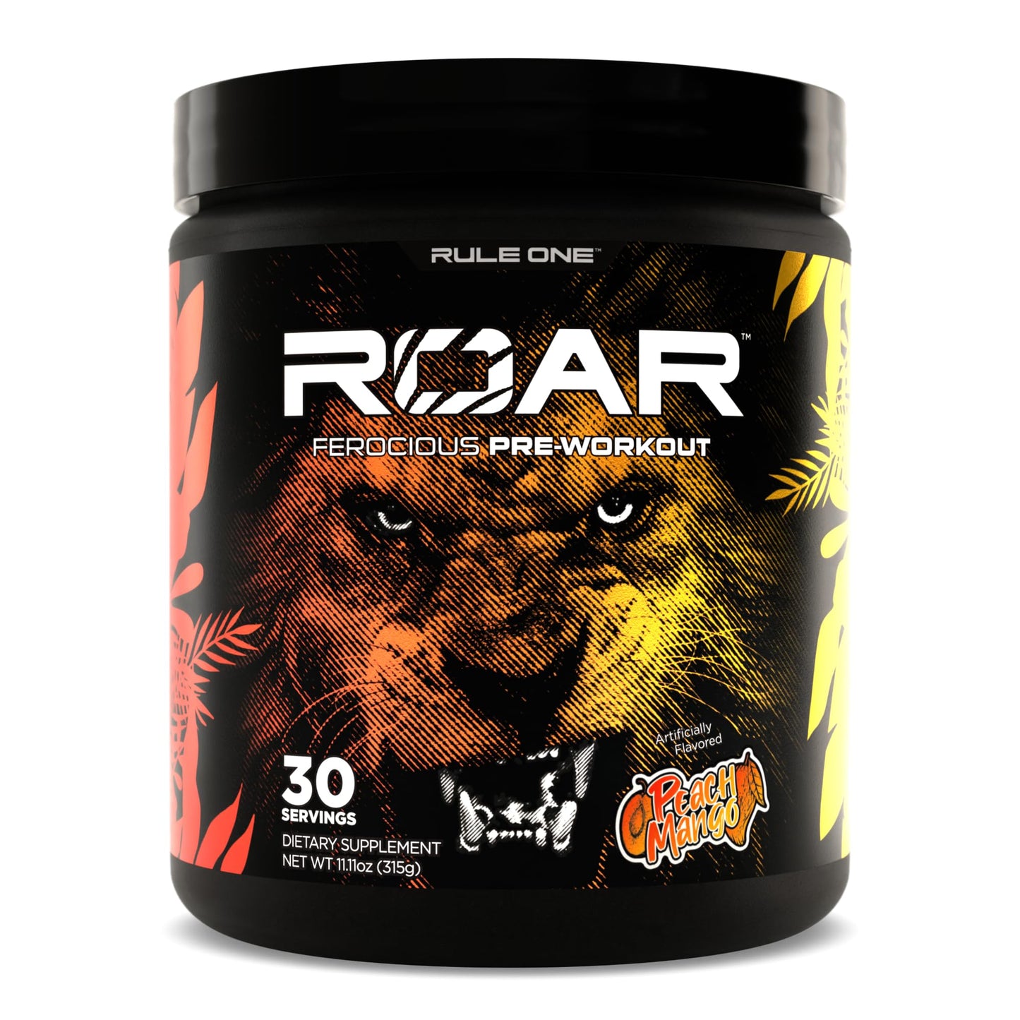 Rule 1 R1 ROAR, Peach Mango - 11.11 oz - Pre-Workout Powder - With Creatine, Beta-Alanine Rule 1 ProteinsUS supplements
