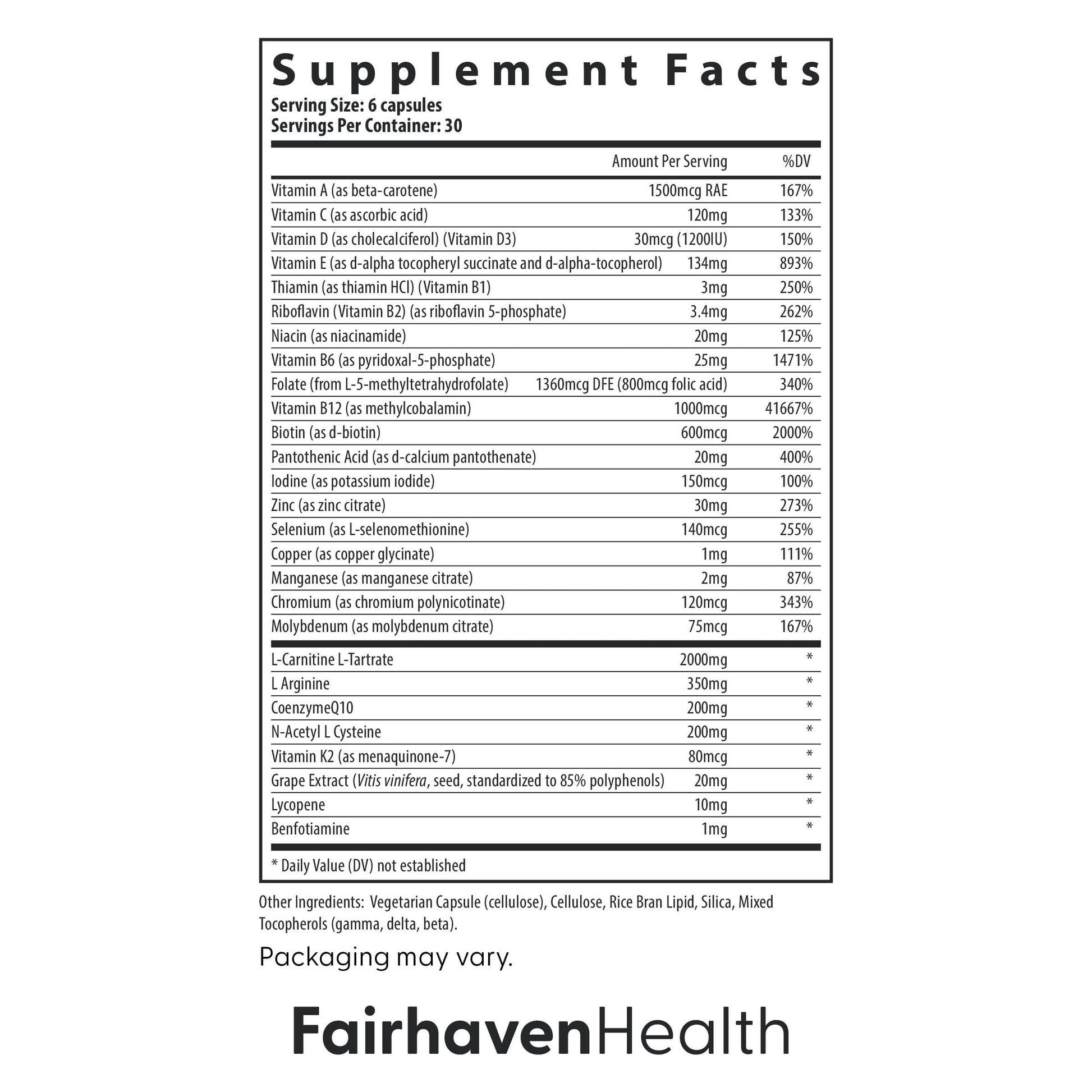 Fairhaven Health FH Pro for Men | Clinically Studied Premium Prenatal Fertility Supplements for Men | Male Fertility Supplements | Count and Motility Support Pre-Conception for Him | 180 Capsules Fairhaven HealthAu supplements