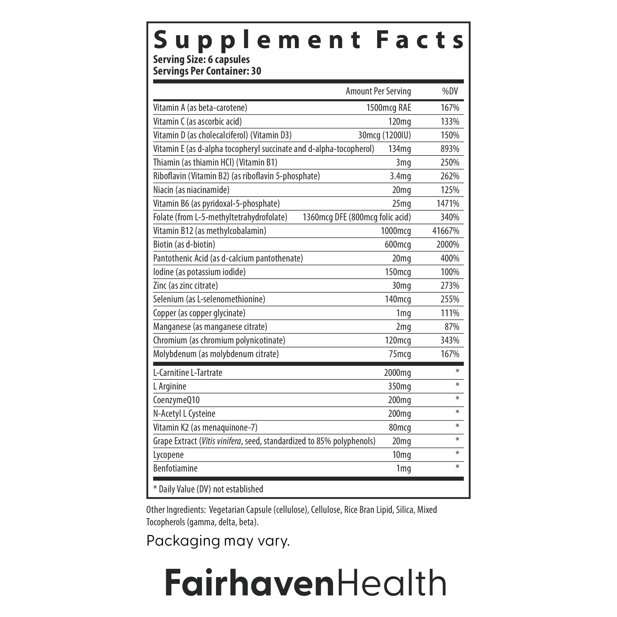 Fairhaven Health FH Pro for Men | Clinically Studied Premium Prenatal Fertility Supplements for Men | Male Fertility Supplements | Count and Motility Support Pre-Conception for Him | 180 Capsules Fairhaven HealthAu supplements