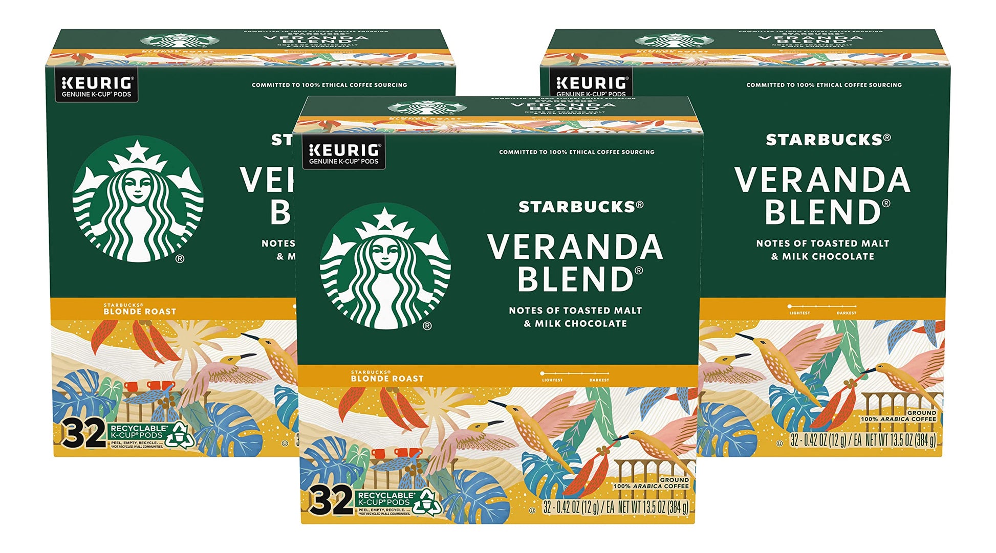 Starbucks Veranda Blend Coffee K-Cups,4/24 Pack-96 K-Cups StarbucksUS supplements