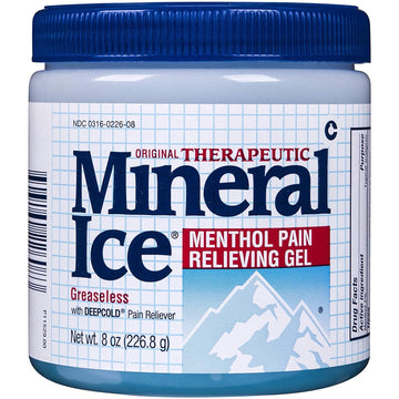 Mineral Ice Pain Relieving Gel - 8 oz, Pack of 4 Mineral IceAu supplements