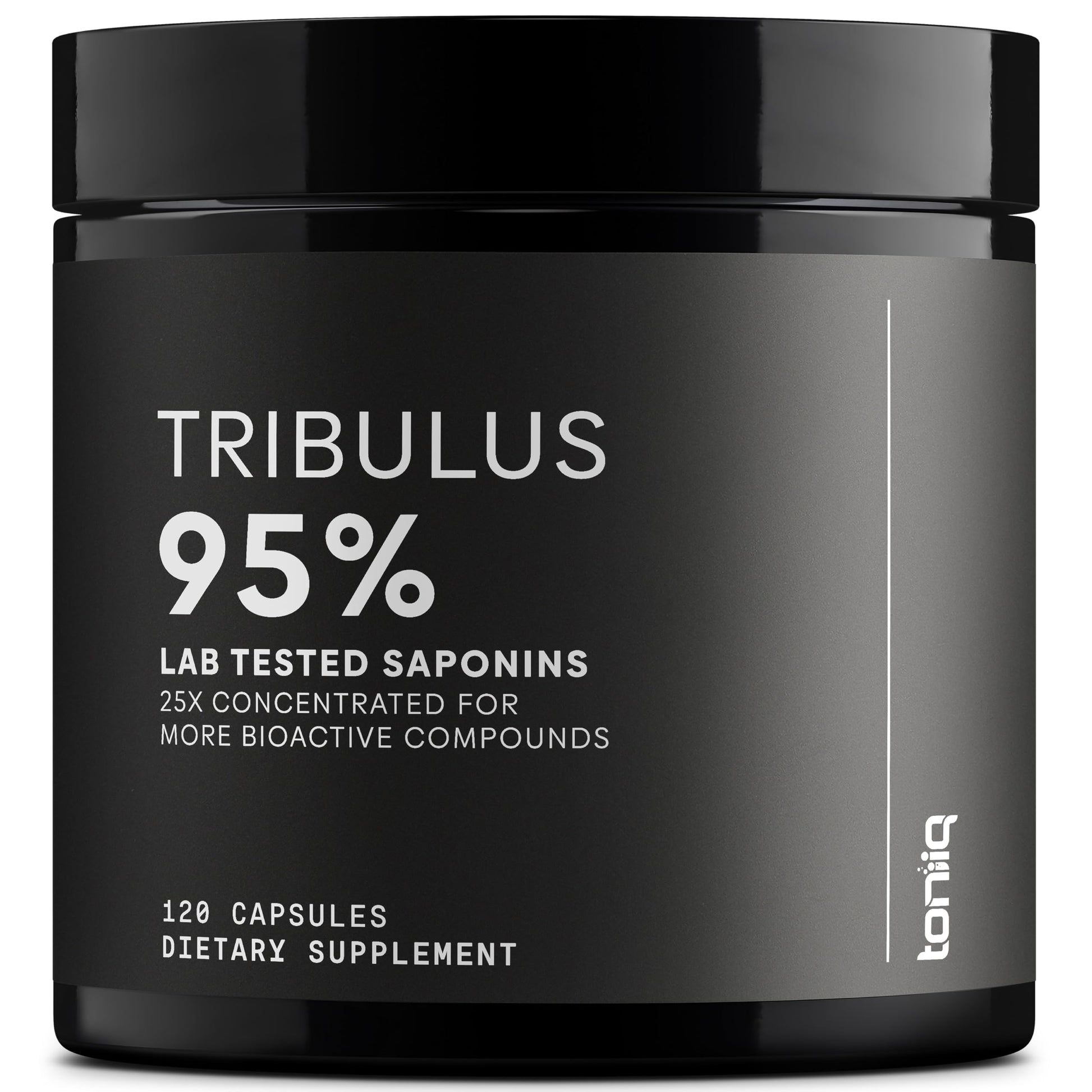 Toniiq Tribulus Terrestris for Men - Ultra High Potency 25:1 Extract with 95% Saponins - 1300mg Pure & Concentrated Formula - Third-Party Lab Tested for Purity & Quality - 120 Capsules ToniiqAu supplements