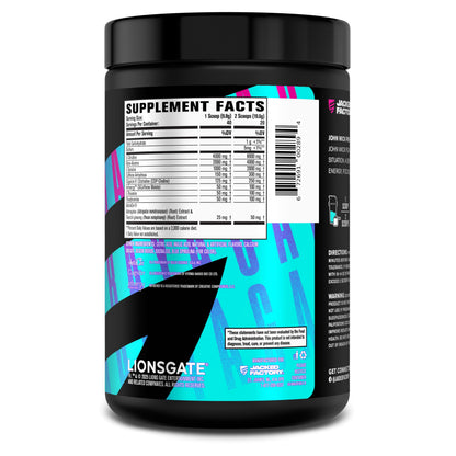 Jacked Factory X John Wick - Wick Mode Pre Workout Powder - Intense Energy, Battle-Ready Focus, Unstoppable Commitment, and Sheer Will Jacked FactoryUS supplements