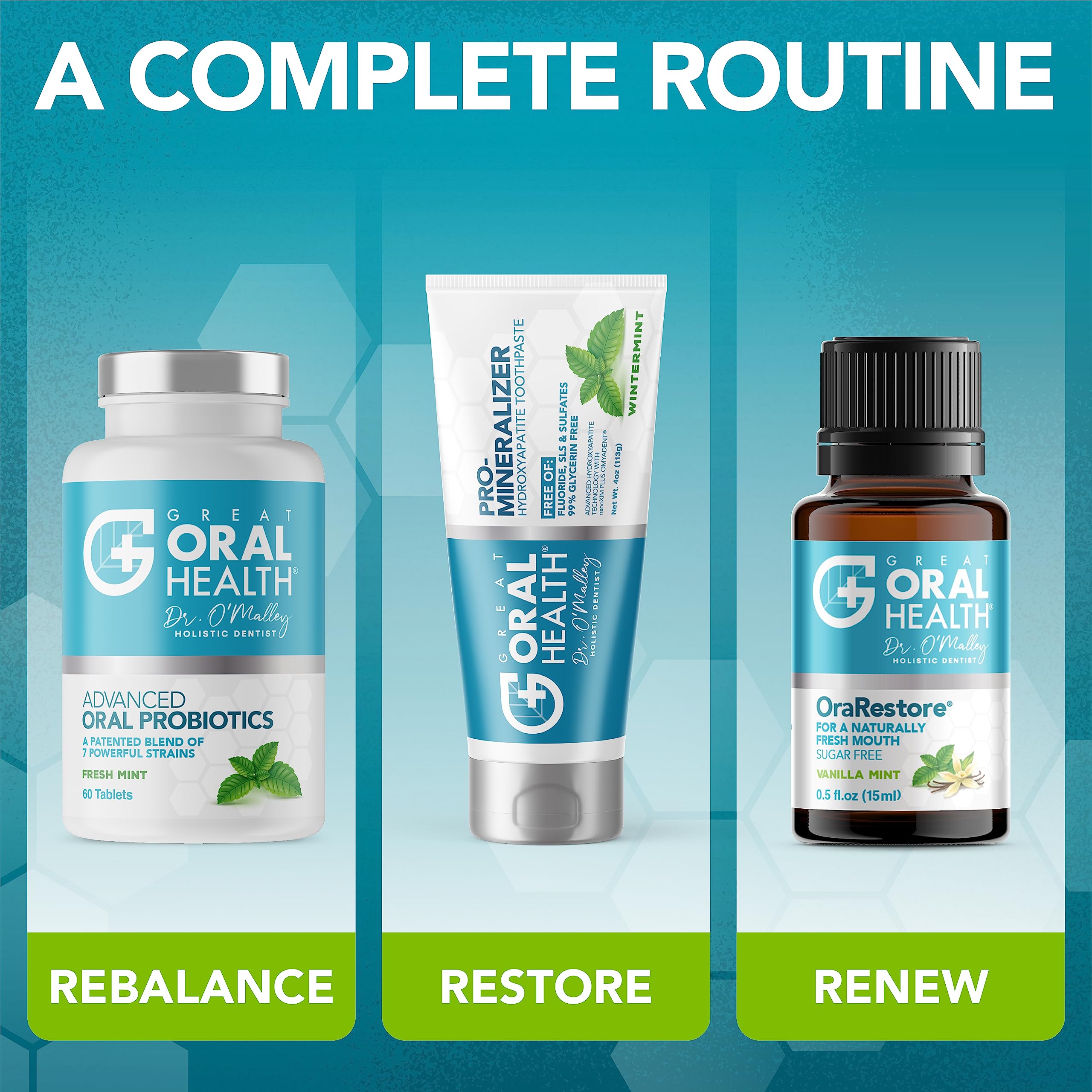 Oral Probiotics for Mouth Bad Breath Treatment for Adults: Dentist Formulated Advanced Great Oral HealthUS supplements