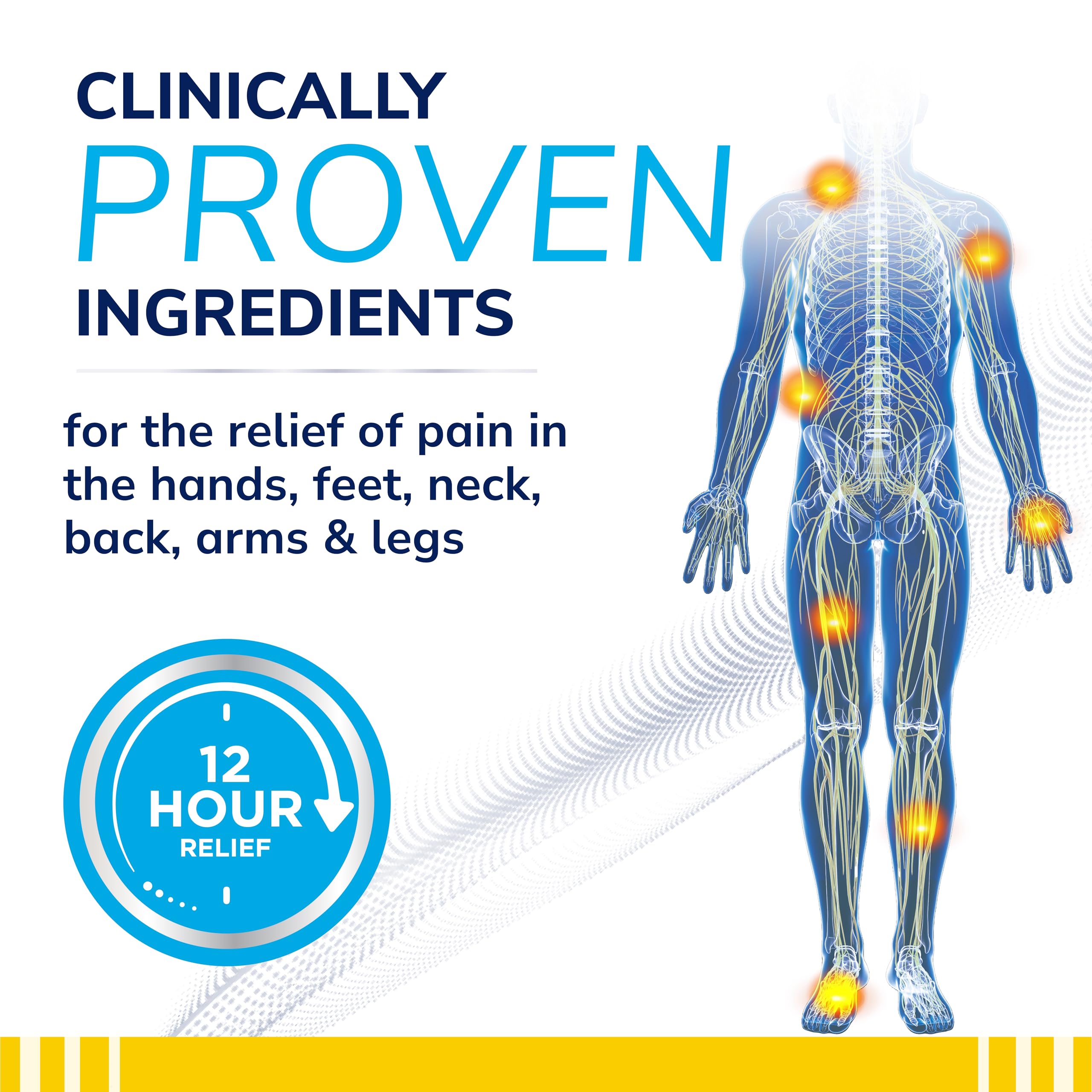 Dr. Scholl’s Clinical Strength 12-Hour Pain Relief Liquid Roll-On, 3 oz - 4% Lidocaine for Powerful Numbing, Instant Cooling Pain Relief with Menthol, Added Urea, Use on Hands, Feet, Neck, Back & Legs Dr. Scholl'sAu supplements
