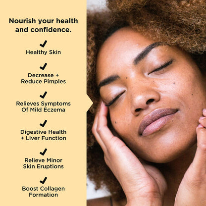 JSHealth Vitamins Skin and Digestion Formula | Skin Supplement with Zinc | Burdock JSHealthUS supplements