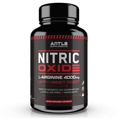 Nitric Oxide Supplement Booster Complex L Arginine 4000mg,L Citrulline, AAKG,Beet Root ANTLS SupplementsUS supplements