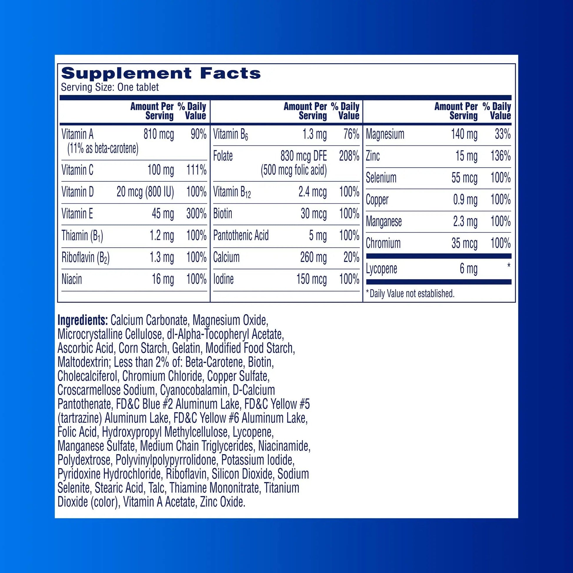 One A Day Men's Pre-Conception Health Multivitamin to Support Healthy Sperm, Supplement for Men ONE A DAYAu supplements