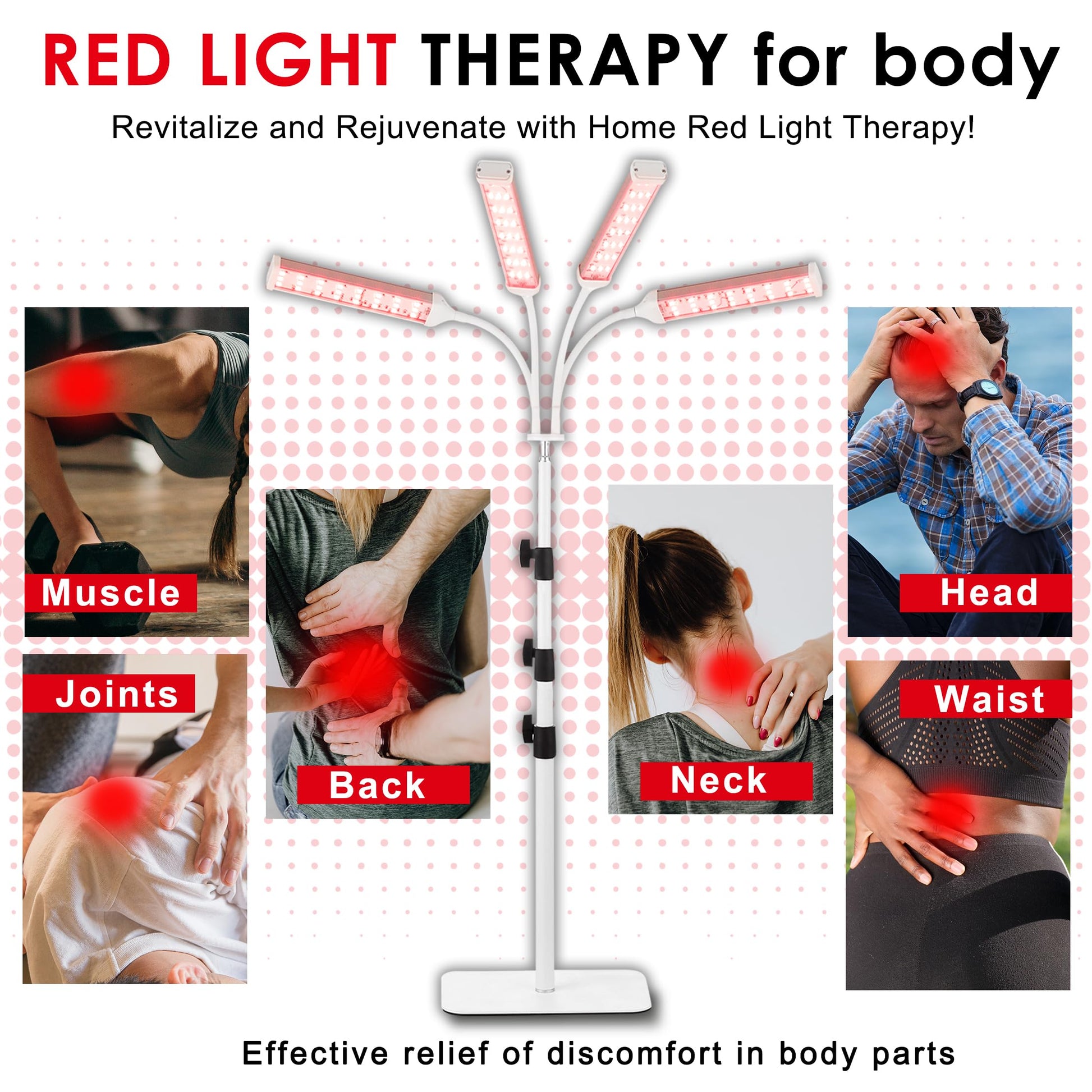 Akarishin Red Light Therapy Lamp-660nm Red Light,850nm & 940nm Infrared Light Therapy AkarishinAu supplements