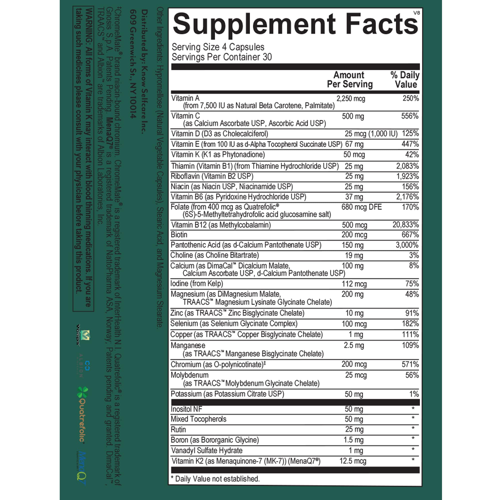 Veracity Multivitamin for Women - Vitamin B Complex, Magnesium, Calcium, Essential Vitamins Supplement, Trace Minerals for Metabolism, Energy, Immune Support & Cellular Detox VERACITY SELFCAREAu supplements