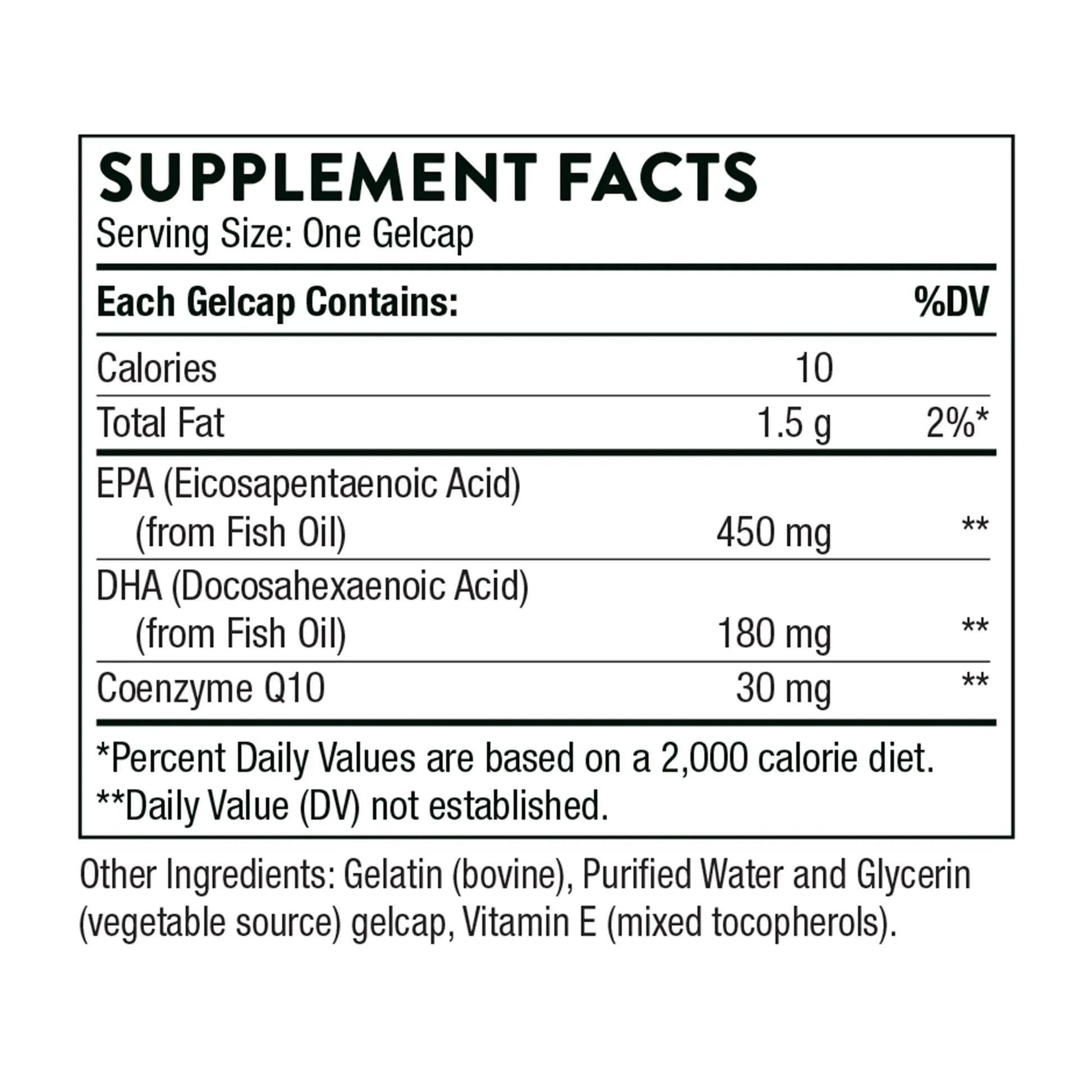 THORNE - Daily Nutrients Bundle - Multivitamin Elite and Omega-3 with CoQ10-30 to 90 Servings THORNEAu supplements