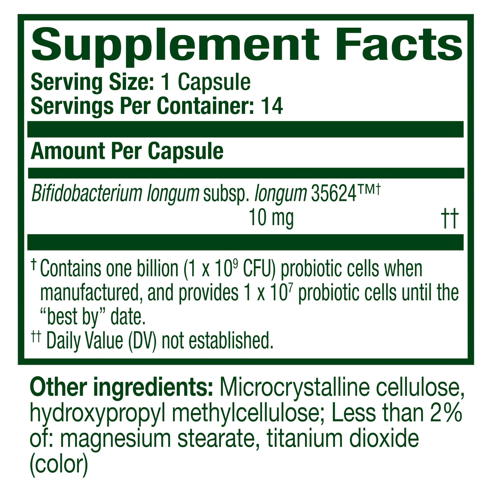 Align Probiotic, 24/7 Digestive Support*§, Probiotics for Women and Men, Probiotics for Digestive Health, Men and Womens Probiotic Capsules Help Relieve Occasional Bloating & Gas*, 14 Capsules AlignAu supplements
