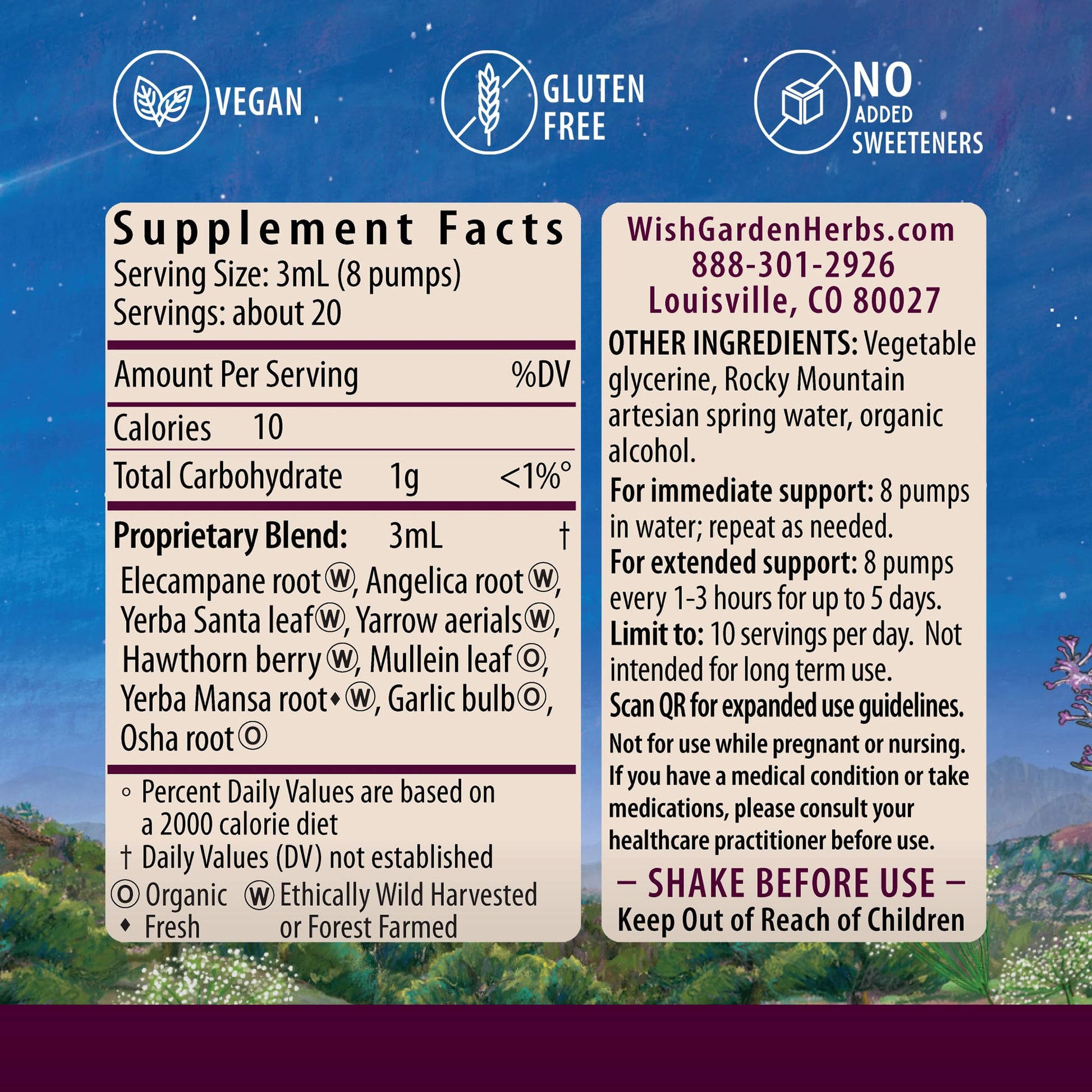 WishGarden Herbs Deep Lung & Bronchial Support - Natural Lung Support Supplement WishGardenAu supplements