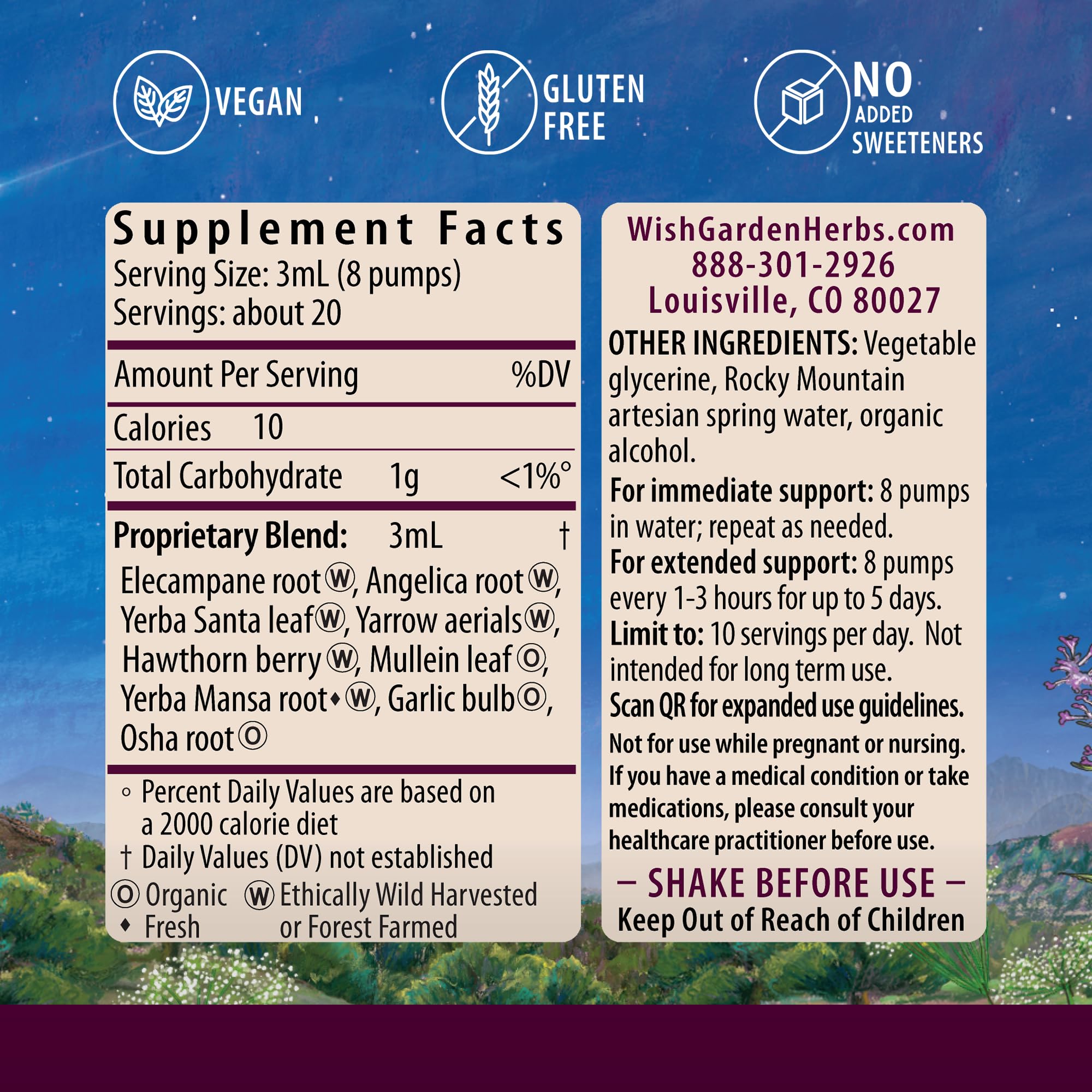 WishGarden Herbs Deep Lung & Bronchial Support - Natural Lung Support Supplement WishGardenAu supplements