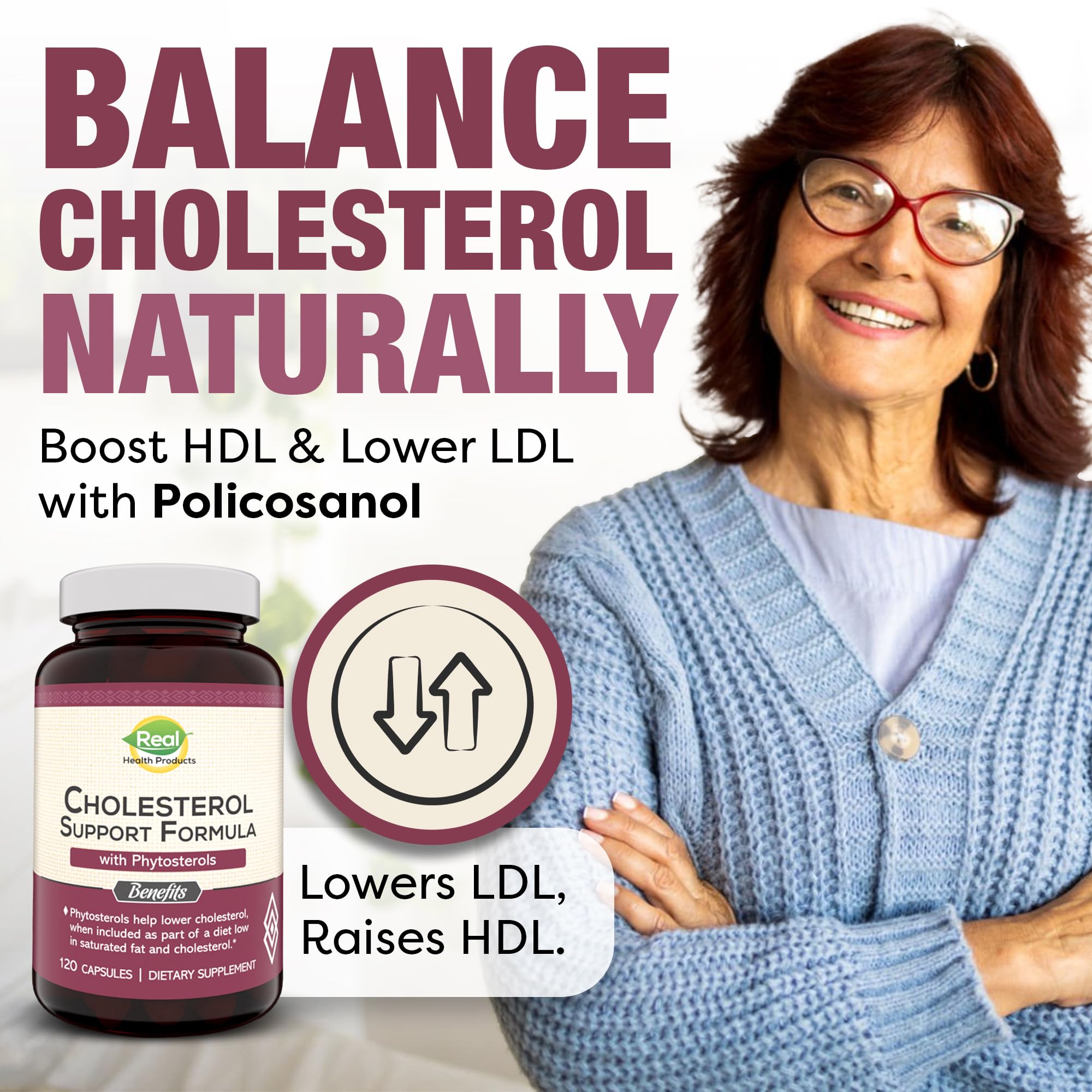 Advanced Cholesterol Health Complex with Plant Sterols. Cholesterol & Lipid Support Supplement for Healthy Heart & Cholesterol Levels for Men & Women. 120 Capsules RHPAu supplements