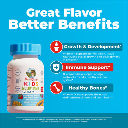 MARYRUTH'S Kids Vitamins | Multi | Sugar Free | 2 Month Supply | Kids Multivitamin Gummies for Ages 2+ | Vegan | Only 1 Gummy a Day | 60 Count MARYRUTH'SUS supplements