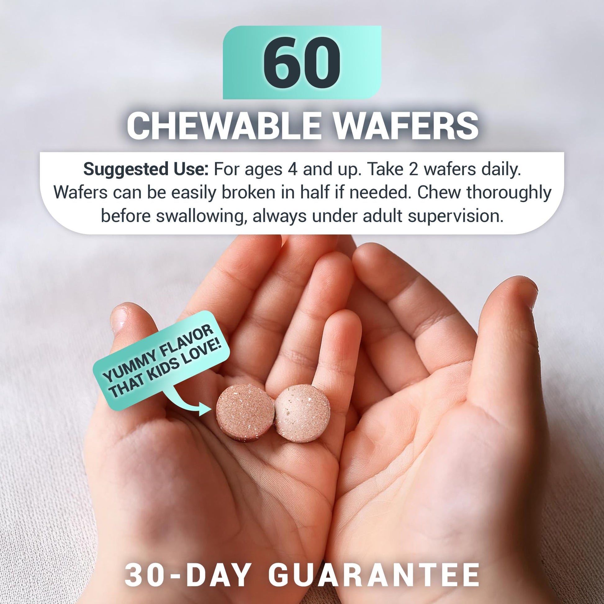Dr. Berg Kids Chewable Multivitamins (NOT Sweetened w/Sugar) - Daily Multivitamin for Kids that Includes 20 Nutrients & Trace Mineral Complex - Mixed Berry Chewable Vitamins for Kid - Red Wafers Dr. Berg NutritionalsAu supplements