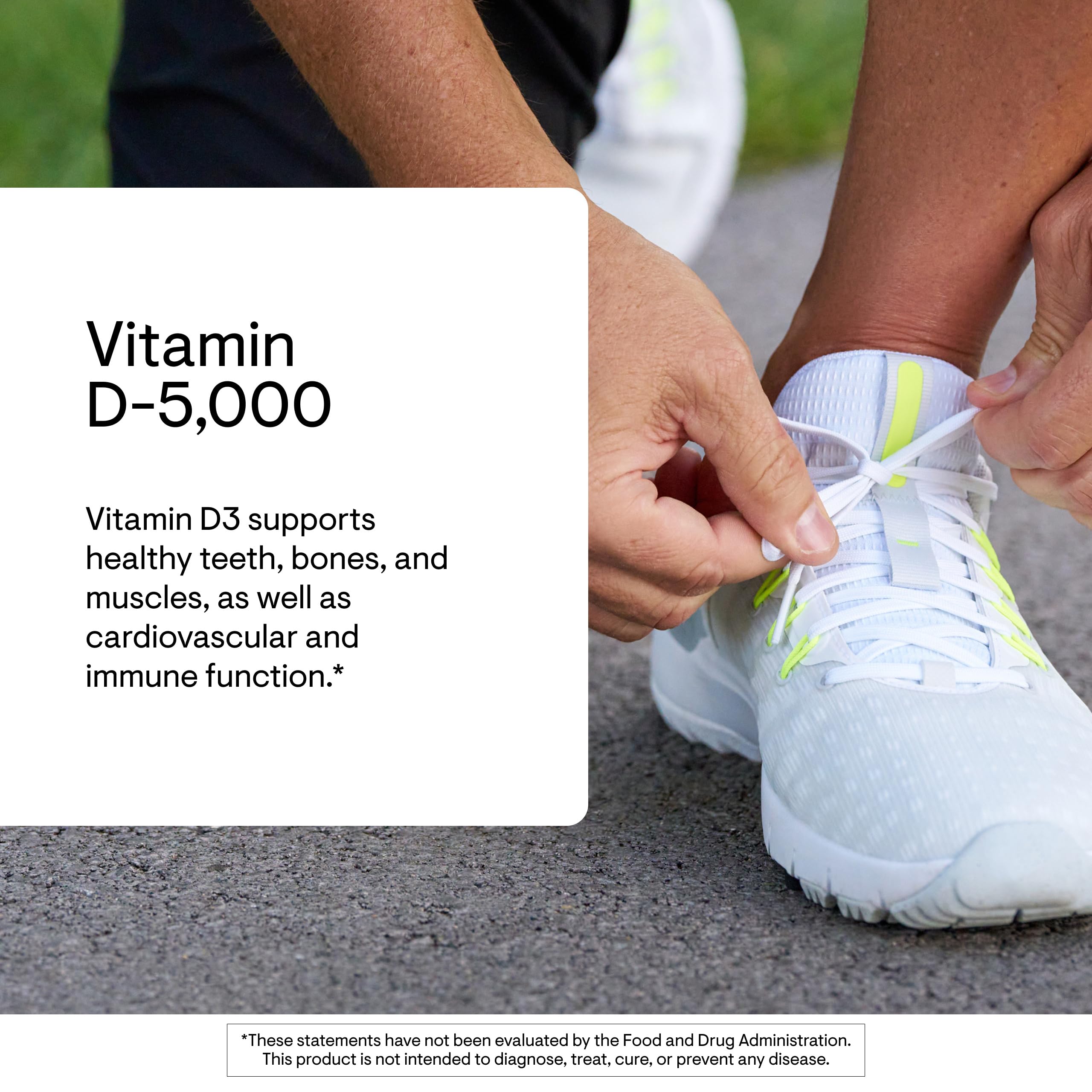 THORNE - Vitamin D-5000 - Vitamin D3 Supplement - Support Healthy Bones, Teeth, Muscles, Cardiovascular & Immune Function* - NSF Certified for Sport - Gluten-Free, Soy-Free - 60 Servings THORNEAu supplements