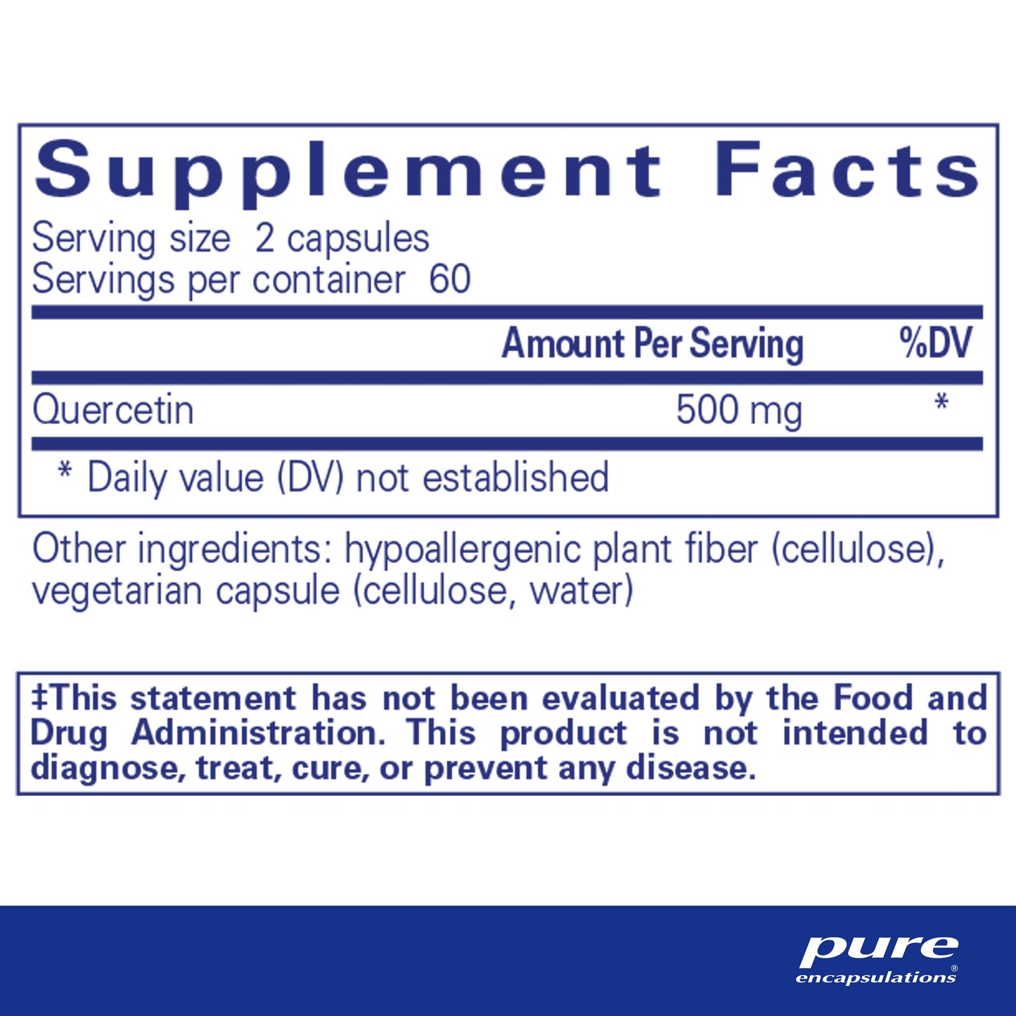 Pure Encapsulations Quercetin -  120 Capsules Pure EncapsulationsUS supplements