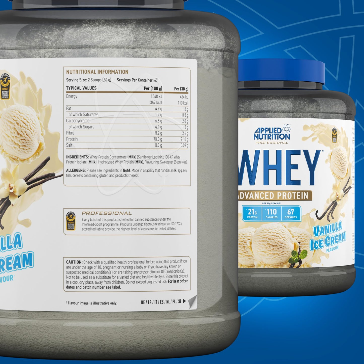 Applied Nutrition Critical Whey Protein Powder 2kg - High Protein Powder, Protein Milkshake Applied NutritionUS supplements