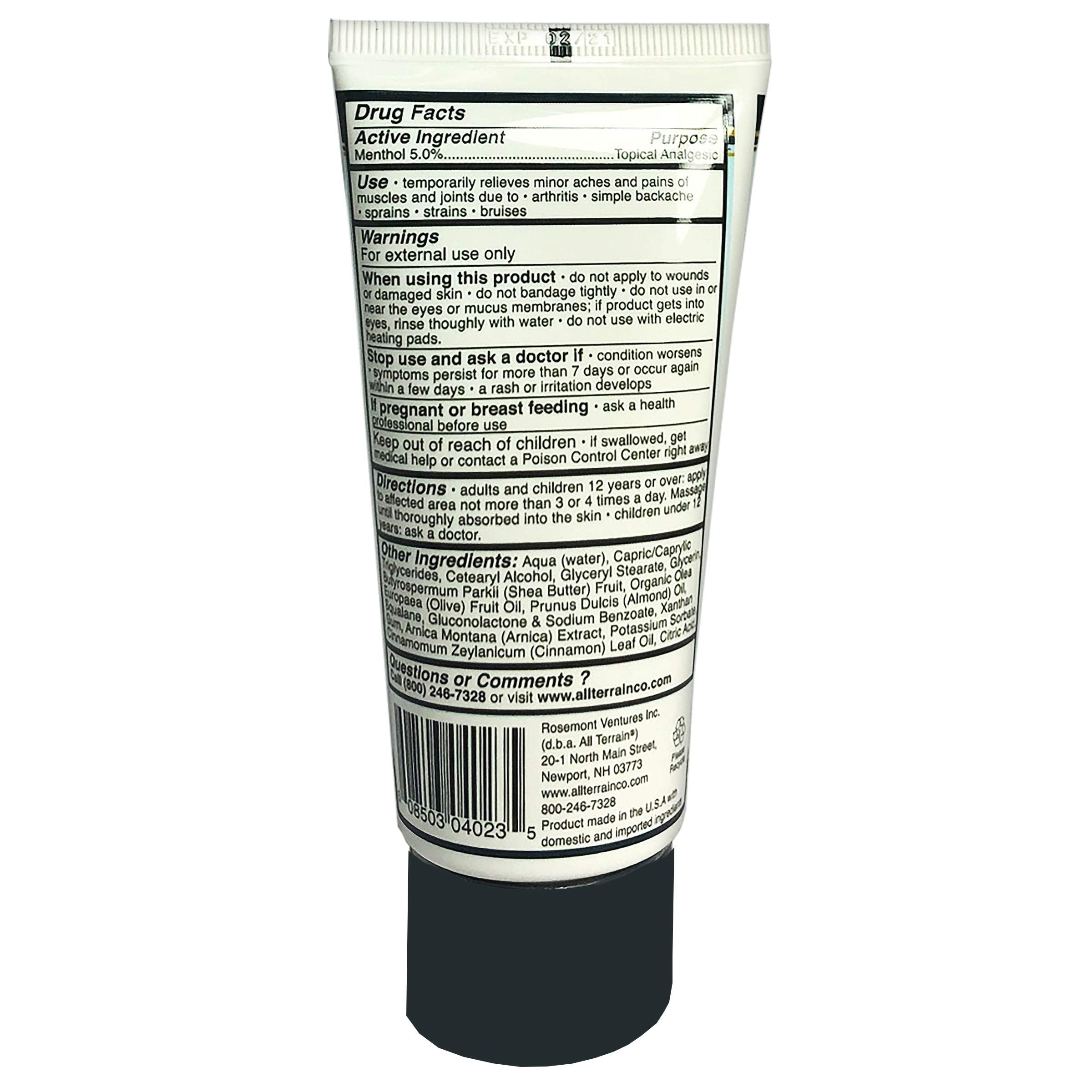All Terrain Recovery Rub Soothing Massage Cream 3oz, Natural Relief for Muscle Aches and Pains All TerrainAu supplements