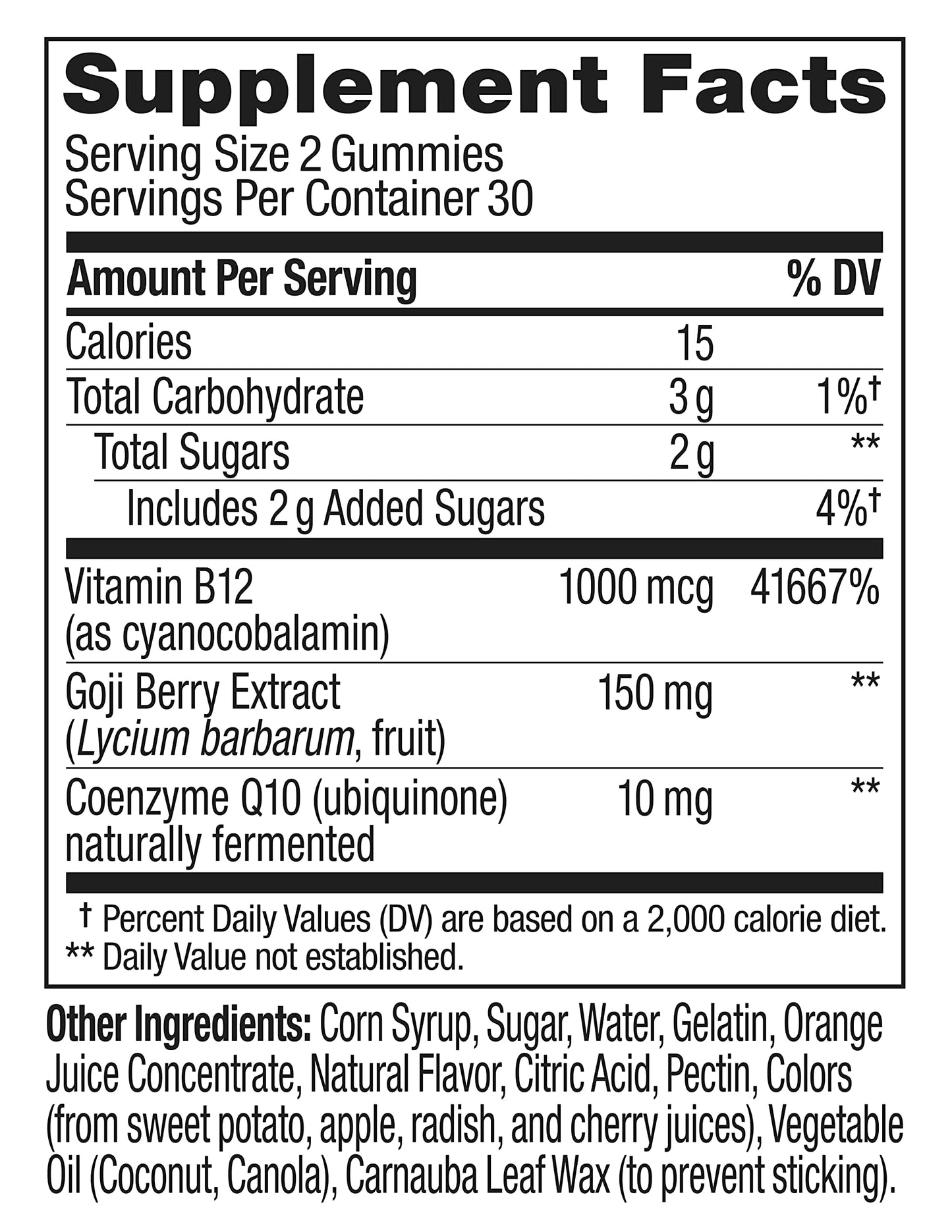OLLY Extra Strength Daily Energy Gummy, Caffeine Free, 1000mcg Vitamin B12, CoQ10, Goji Berry, Adult Chewable Supplement OLLYUS supplements