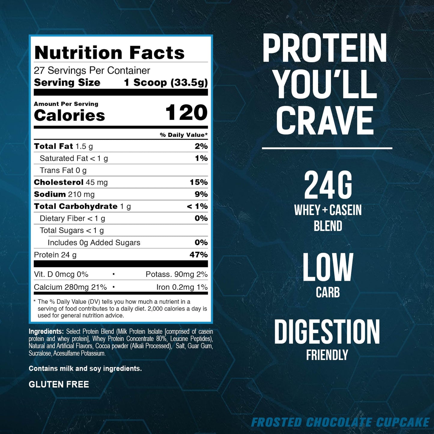 PEScience Select Low Carb Protein Powder, Chocolate Cupcake, 27 Serving, Keto PEScienceUS supplements