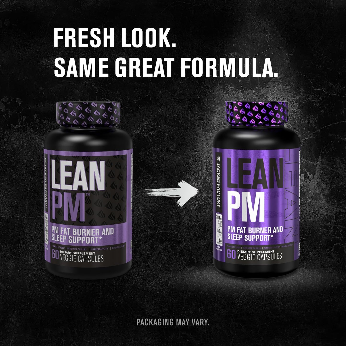 Jacked Factory Lean PM Night Time Fat Burner, Sleep Aid Supplement, & Appetite Suppressant Jacked FactoryUS supplements