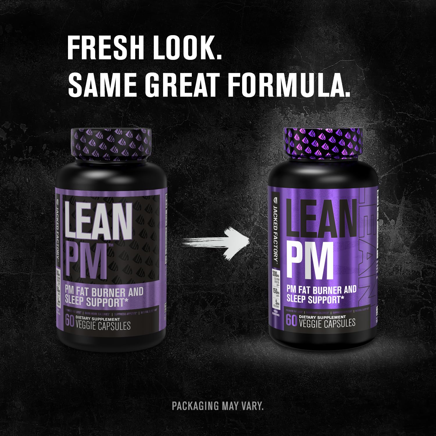 Jacked Factory Lean PM Night Time Fat Burner, Sleep Aid Supplement, & Appetite Suppressant Jacked FactoryUS supplements