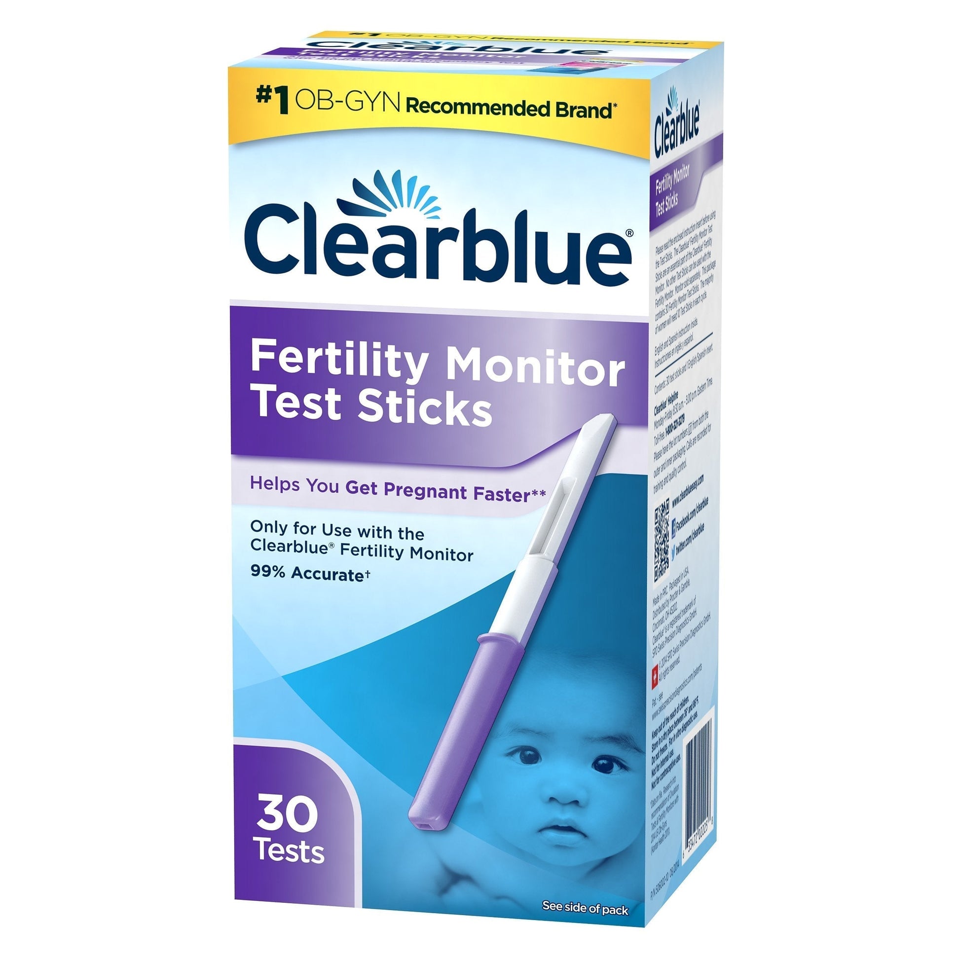 Clearblue Fertility Monitor Test Sticks, 30 count ClearblueAu supplements