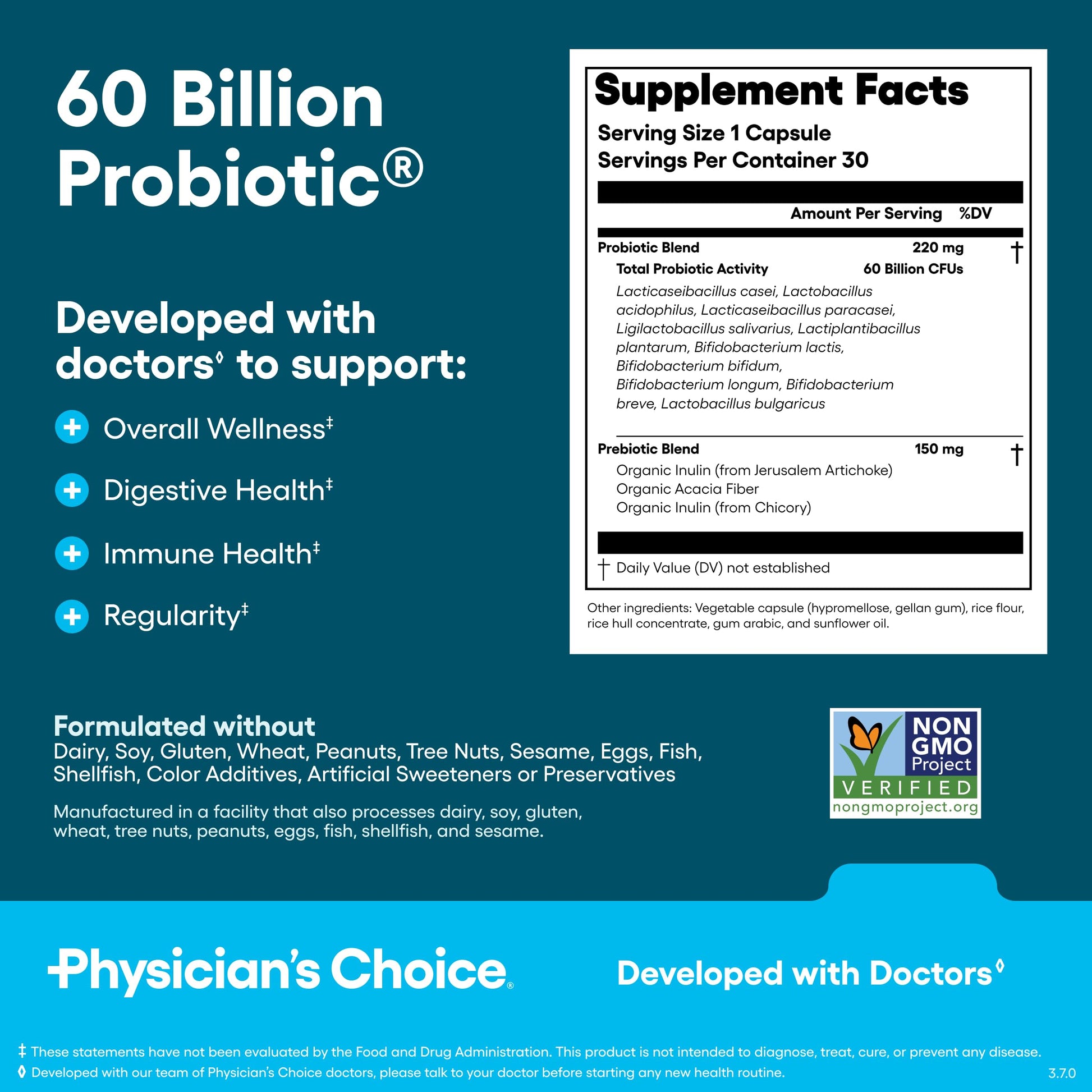 Physician's CHOICE Gut Guardian Bundle: Advanced Bloating & Digestion Support with 60 Billion Probiotic, Digestive Enzymes & Bloat + Gas Probiotic - Daily Gut Health Support for Women and Men Physician's CHOICEAu supplements