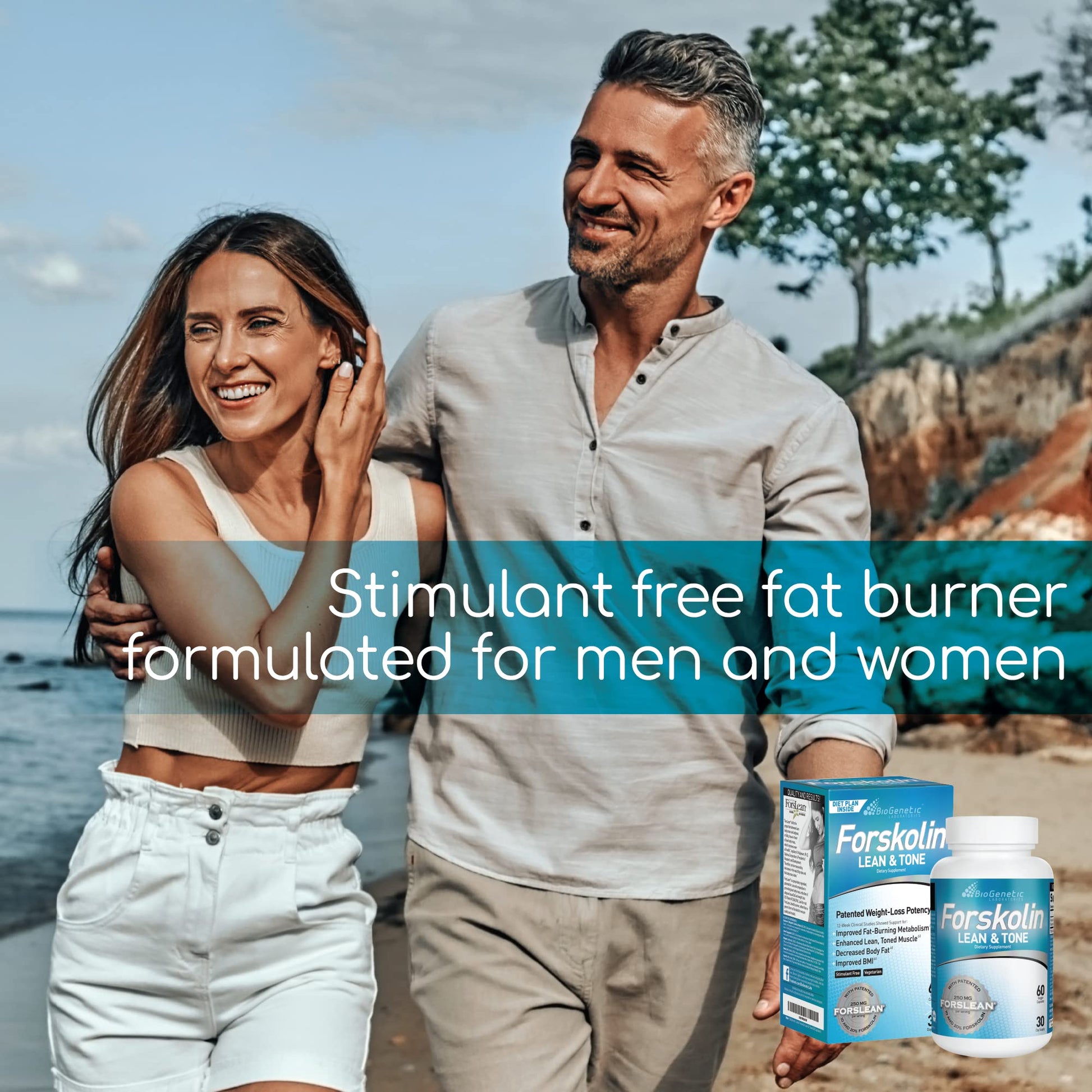 BioGenetic Labs Forskolin Lean & Tone - Weight Loss Pills - Body Toning Formula Fat Burner BioGenetic LaboratoriesAu supplements