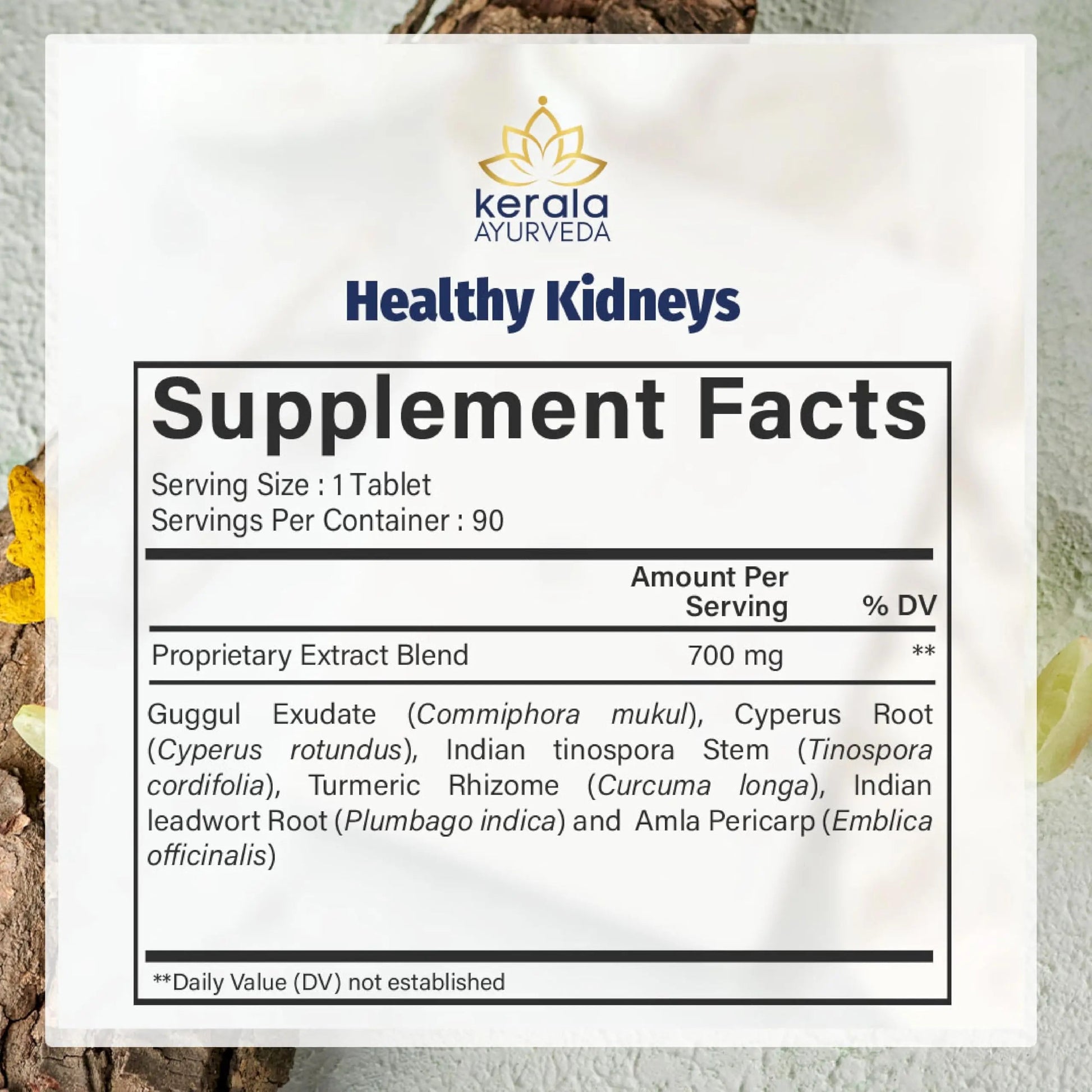 Kerala Ayurveda Healthy Kidney Herbal Tablets | Support Normal Kidney Function and Health | Kidney and Bladder Support | Urinary System Support - 90 Count Kerala AyurvedaAu supplements