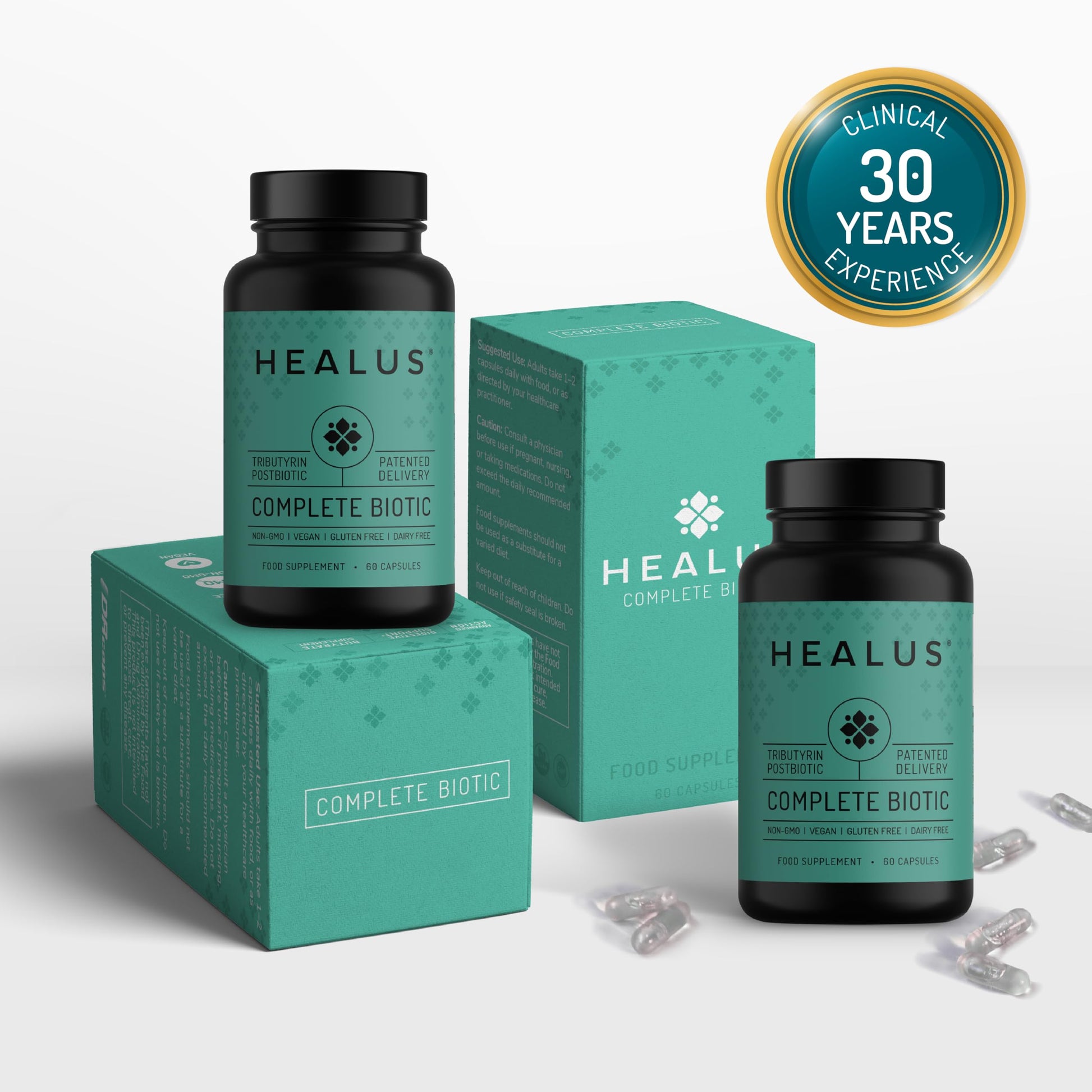 Healus Complete Biotic - Postbiotic Tributyrin Supplement - Postbiotics for Gut Health - Butyrate Gut Health Supplement HealusAu supplements