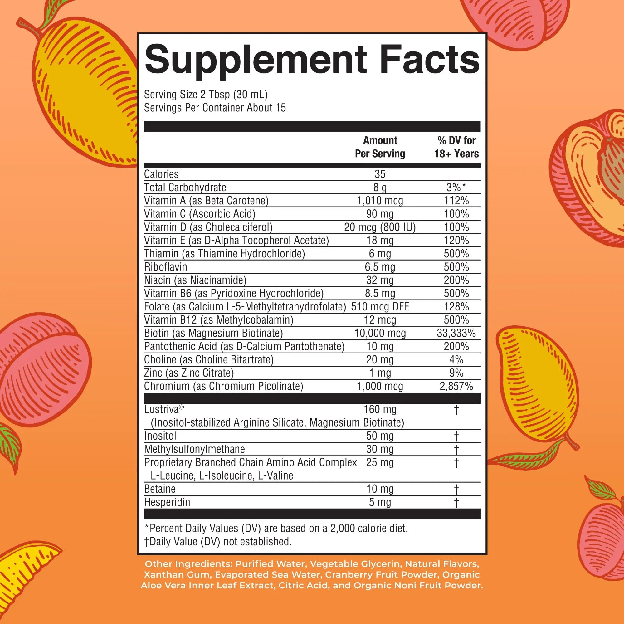 MaryRuth's MaryRuth's Liquid Morning Multivitamin +Hair Growth (Peach Mango, 15.22oz) & Iron Liquid (Berry) | Clean Label Project Verified® | MARYRUTH'SAu supplements