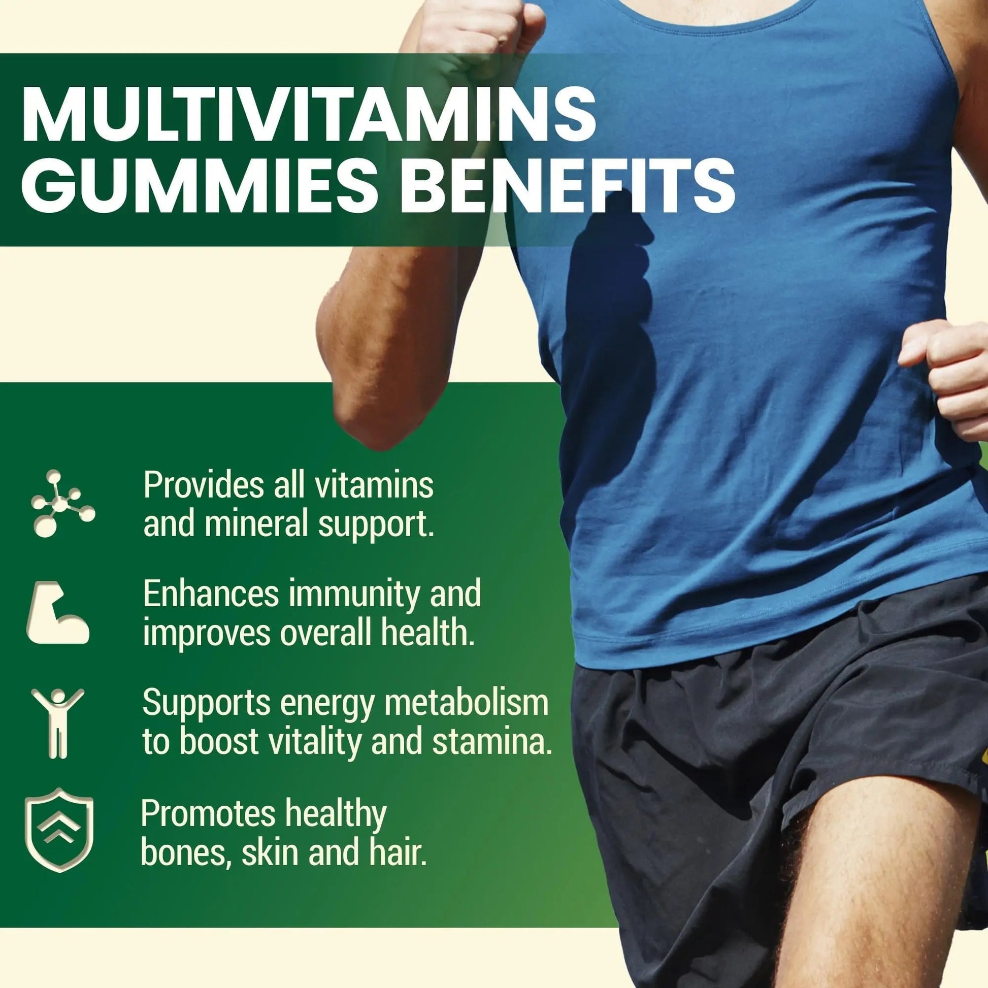 I LOVE HEALTH® 15-in-1 Multivitamin Gummies for Adults & Kids - Enhanced Formula with Vitamin A, C, D3, E, B12, Zinc, Magnesium & More I LOVE HEALTHAu supplements