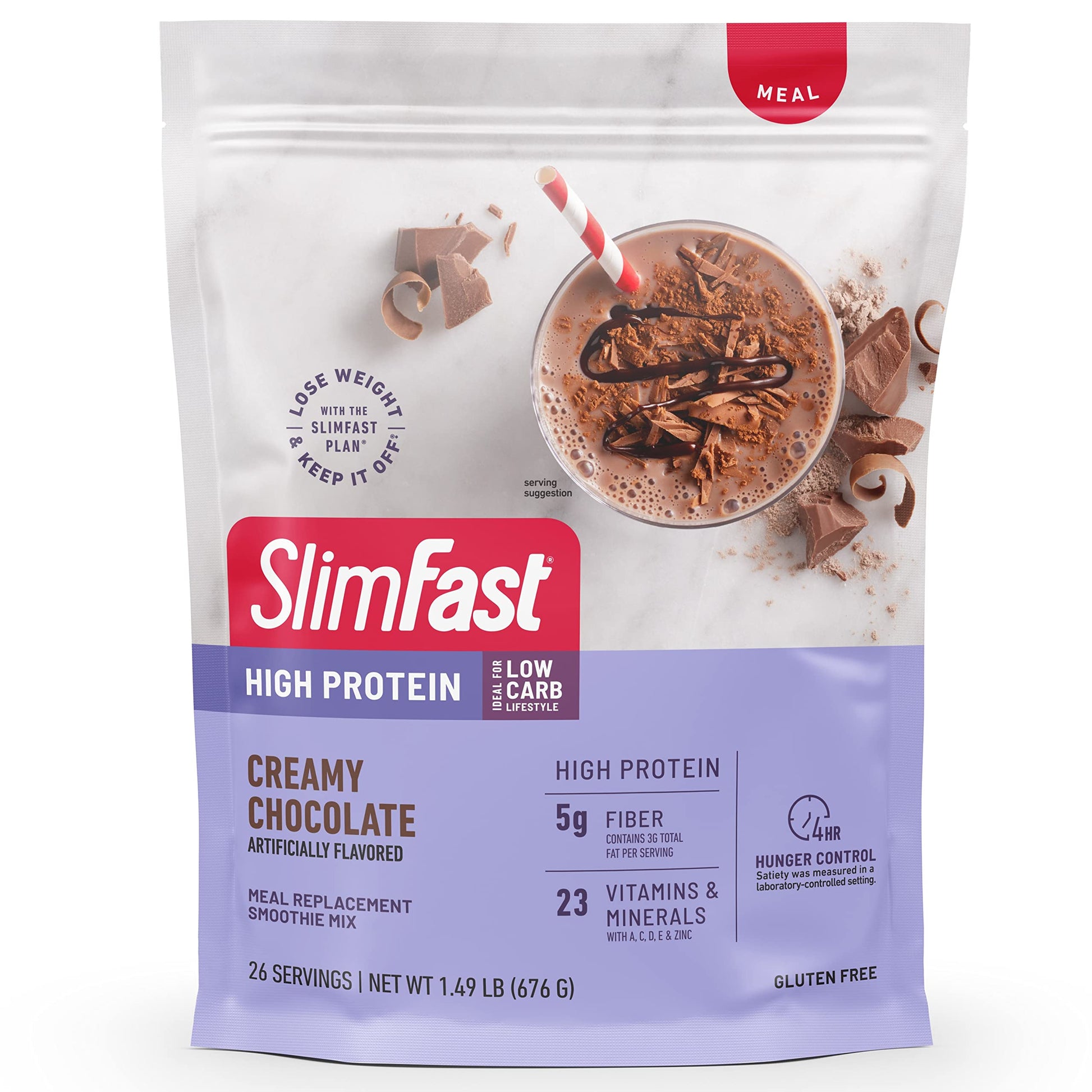 SlimFast High Protein Chocolate Bundle- 12 Count of Chocolate High Protein Meal SlimFastUS supplements