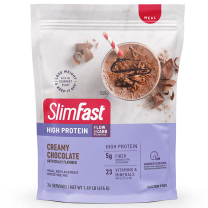 SlimFast High Protein Chocolate Bundle- 12 Count of Chocolate High Protein Meal SlimFastUS supplements