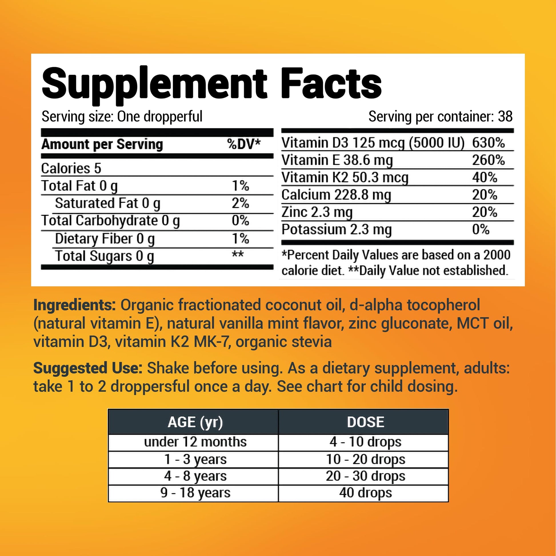 Dr. Berg Liquid Vitamin D3 & K2 Supplement - For Bone, Teeth, Mood & Immune Health Dr. Berg NutritionalsUS supplements