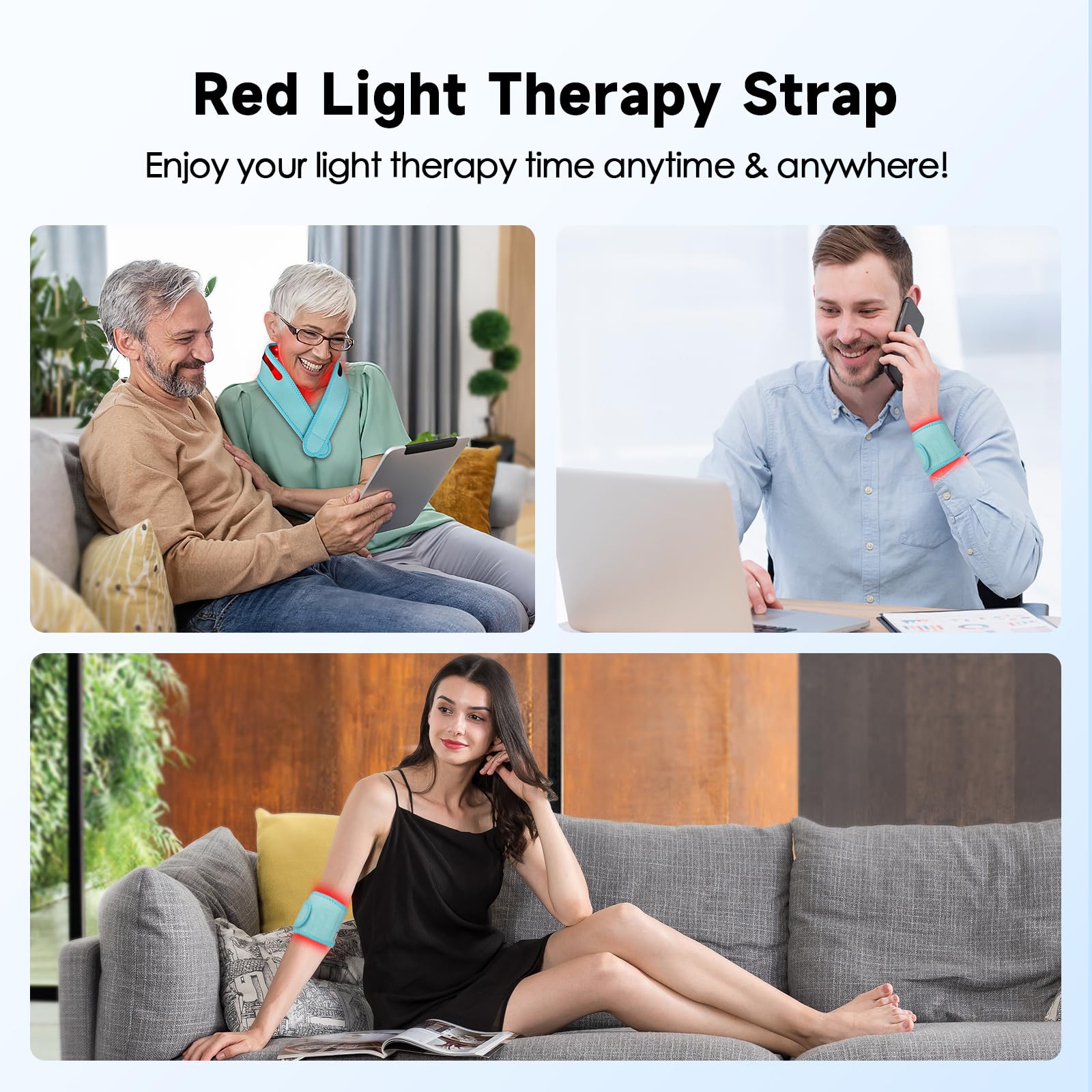Red Light Therapy for Neck, Yasinaner Red Infrared Light Therapy Pad for Neck 660nm Red Light yasinanerAu supplements